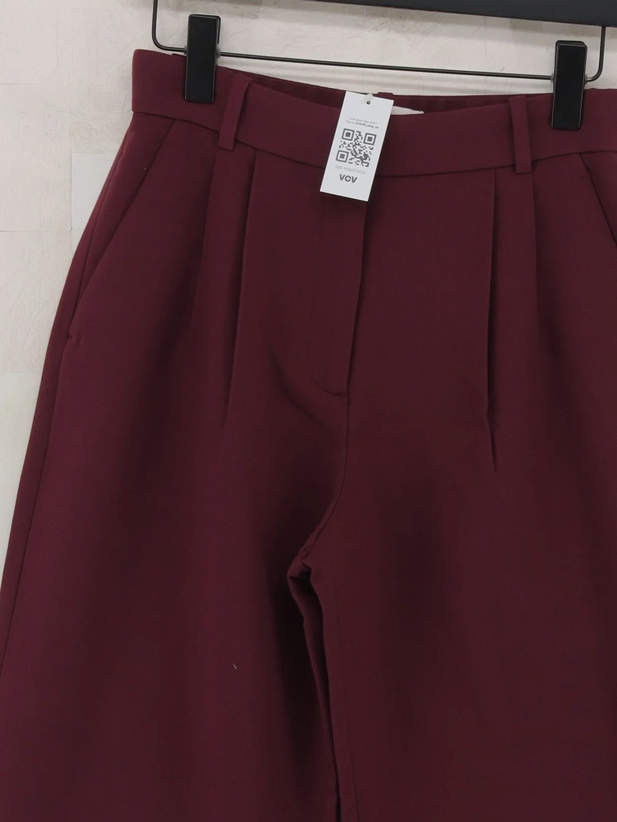 Abercrombie & Fitch Women's Trousers W 28 in Red Polyester with Elastane Chino - Image 3