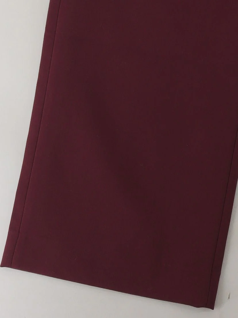 Abercrombie & Fitch Women's Trousers W 28 in Red Polyester with Elastane Chino - Image 4