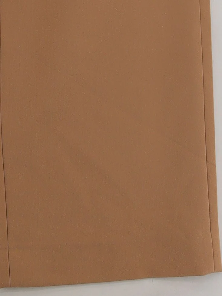Abercrombie & Fitch Women's Trousers W 28 in Tan Polyester with Elastane Cropped - Image 4
