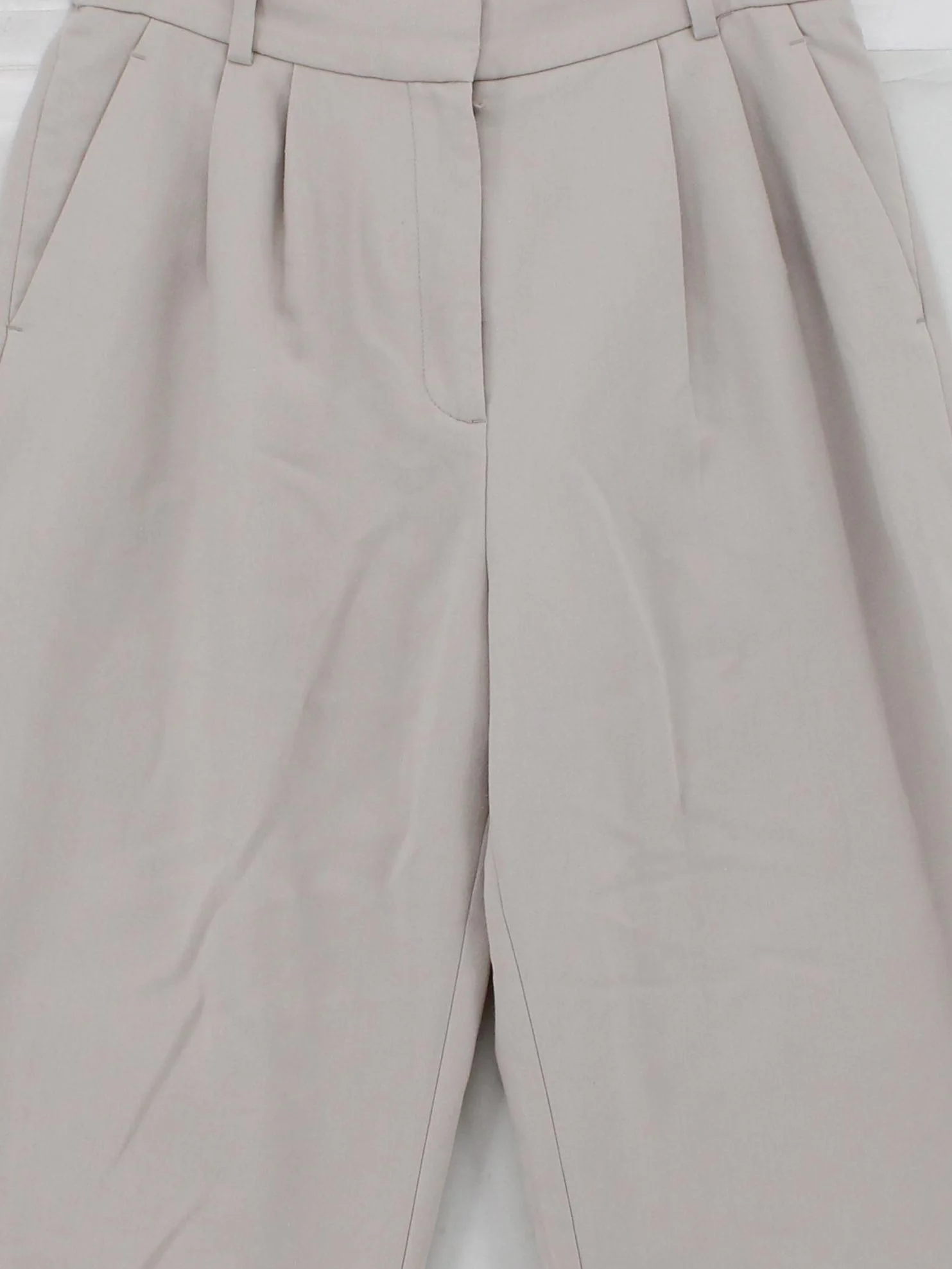 Abercrombie & Fitch Women's Trousers W 29 in Cream Polyester - Image 3