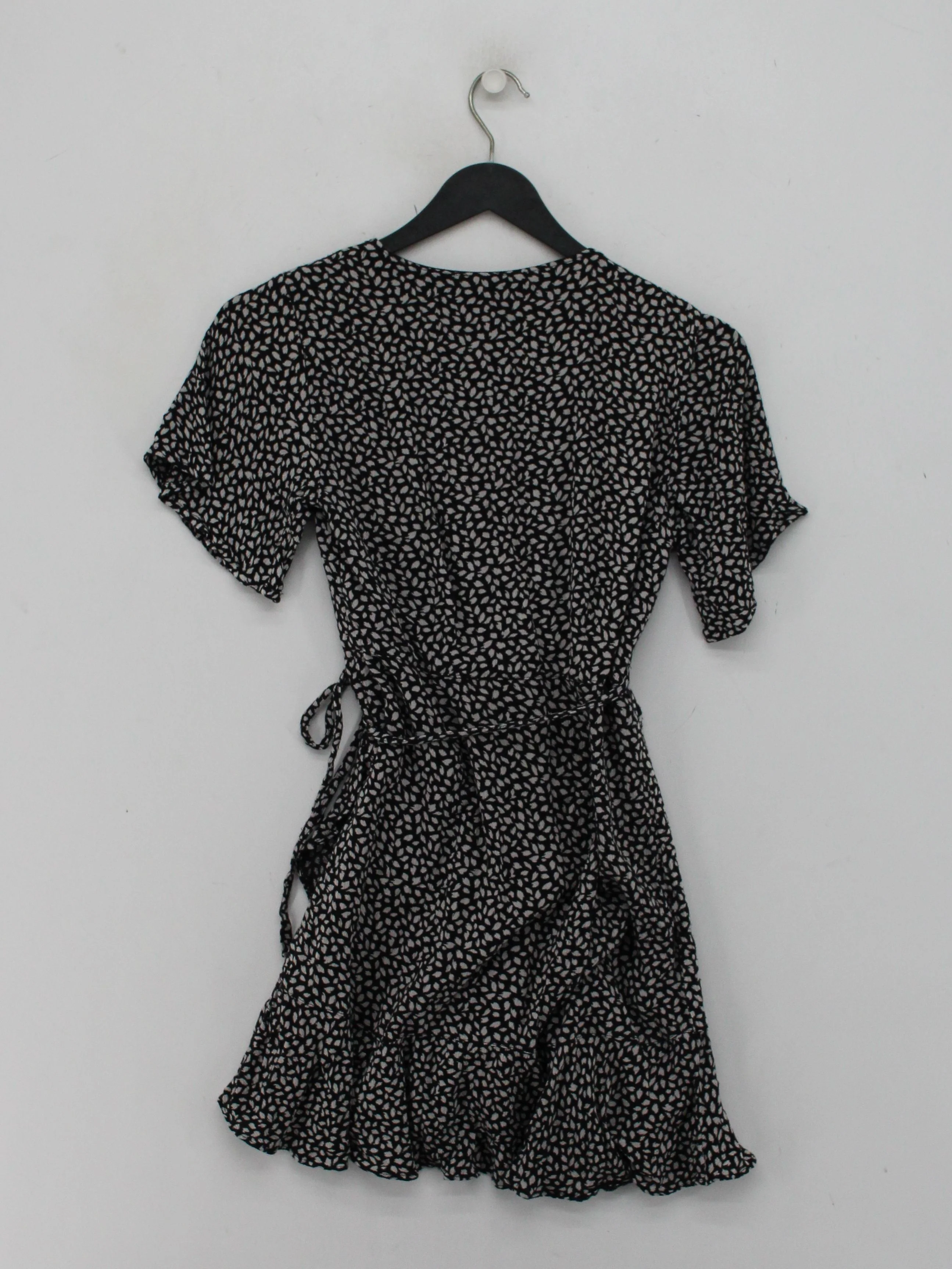 Abercrombie & Fitch Wrap Mini Dress XXS in Black - Image 2