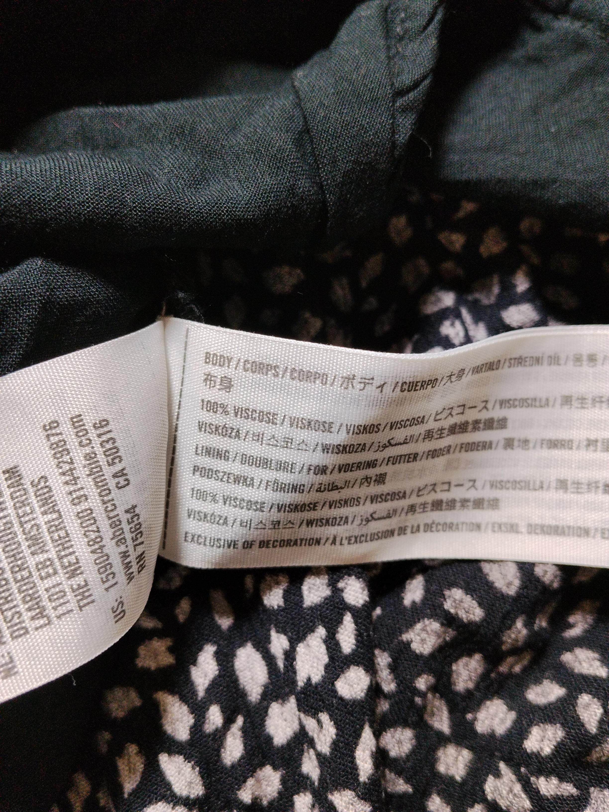 Abercrombie & Fitch Wrap Mini Dress XXS in Black - Image 6