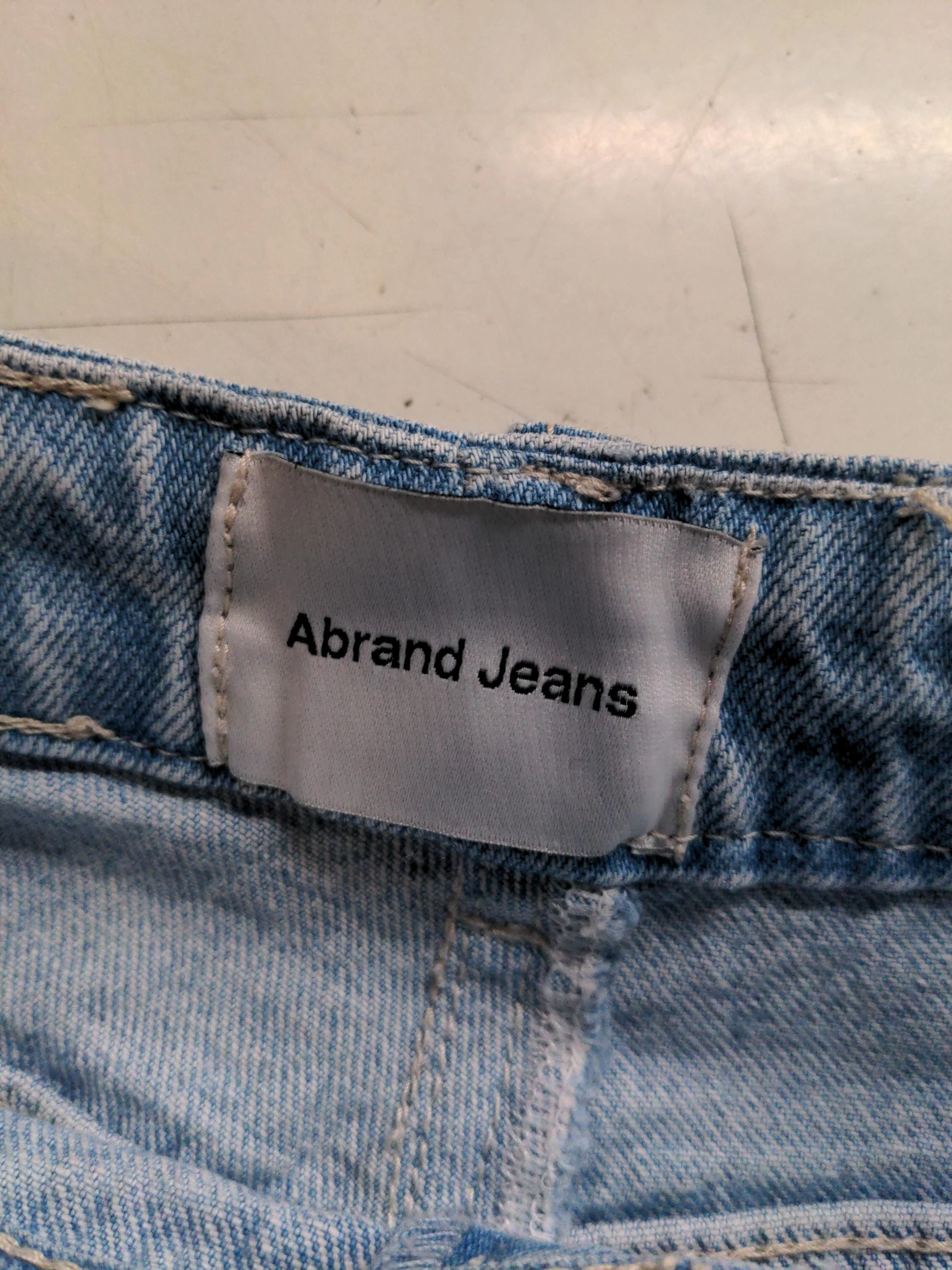 Abrand Jeans Women's Jeans M Blue Cotton with Elastane Straight - Image 5