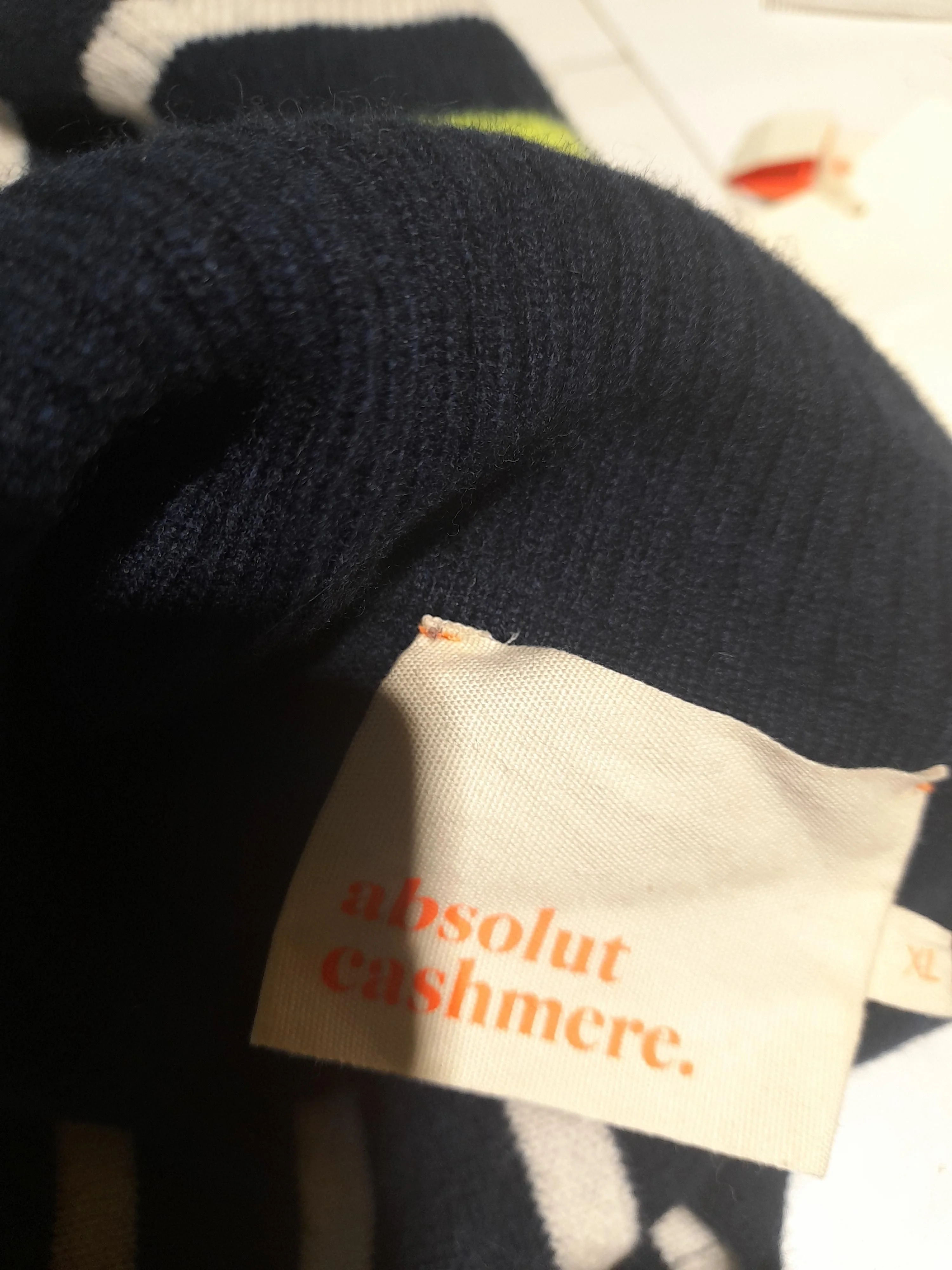 Absolut Cashmere Men's Jumper XL Blue 100% Cashmere Pullover New with tags - Image 5