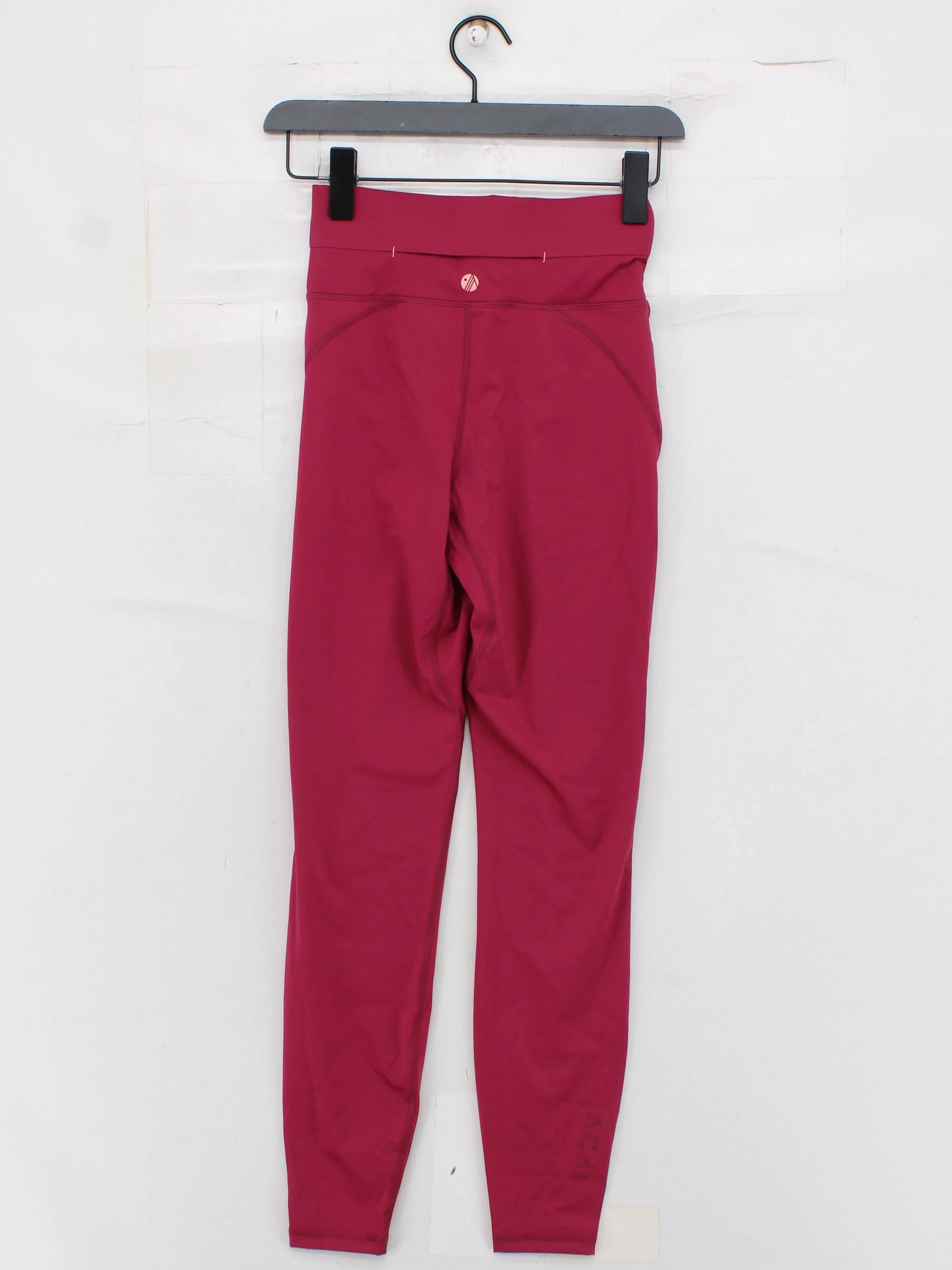 ACAI Women's Leggings UK 10 Red Polyamide with Elastane Full length - Image 2