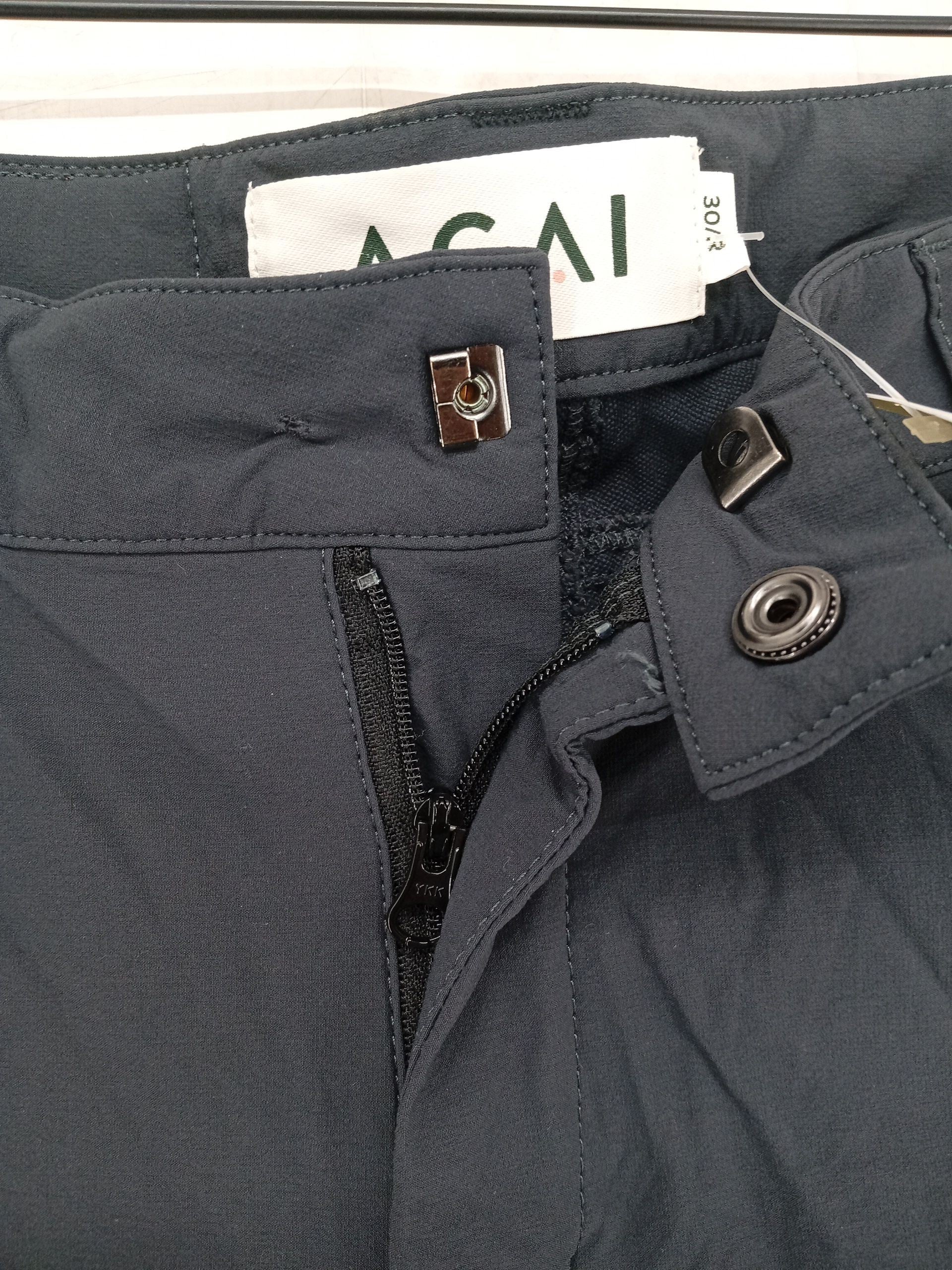 ACAI Women's Trousers W 30 in Blue Nylon with Elastane Rain Trousers - Image 5