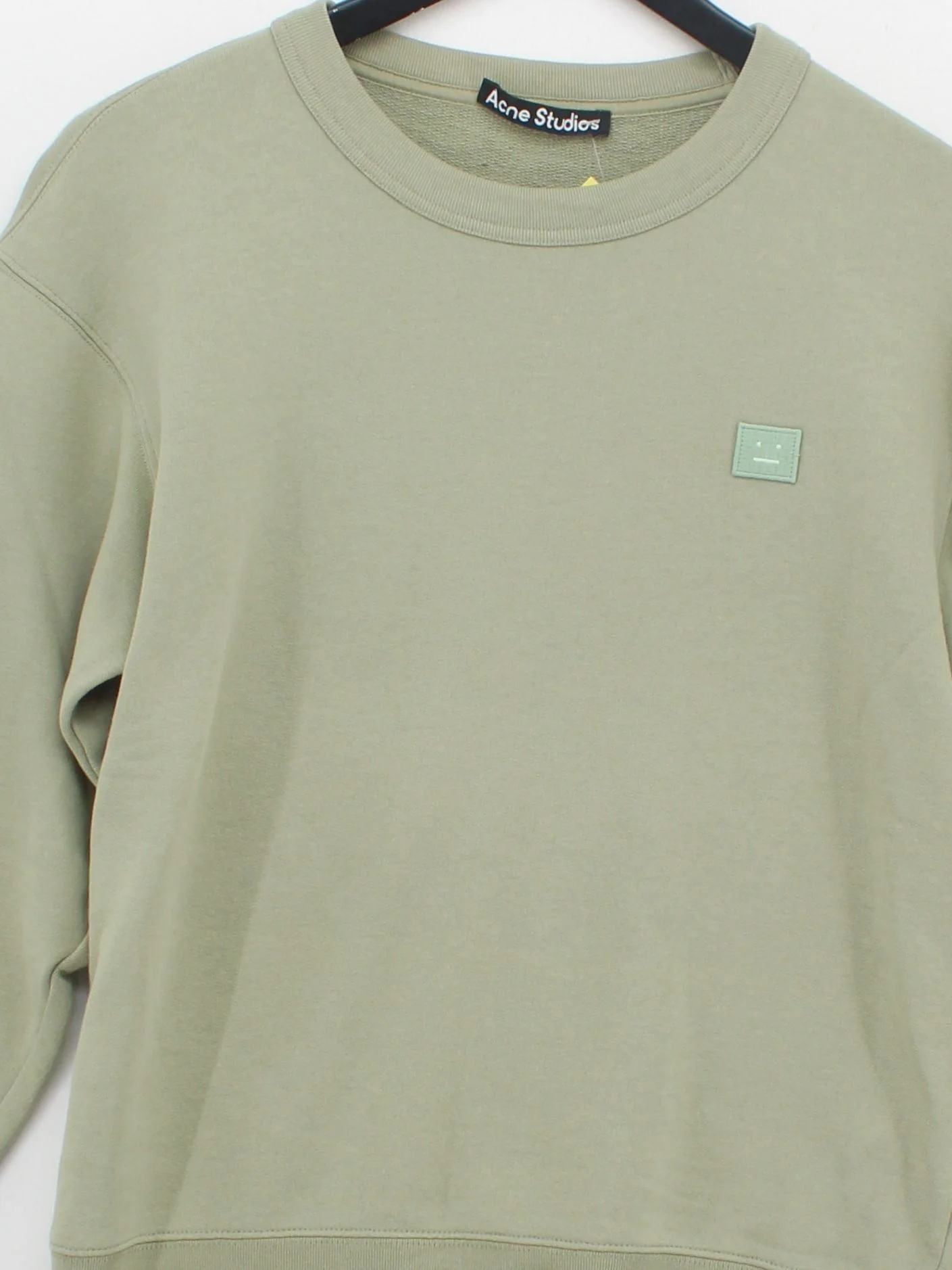 Acne Studios Men's Hoodie XS Green 100% Cotton Pullover - Image 3
