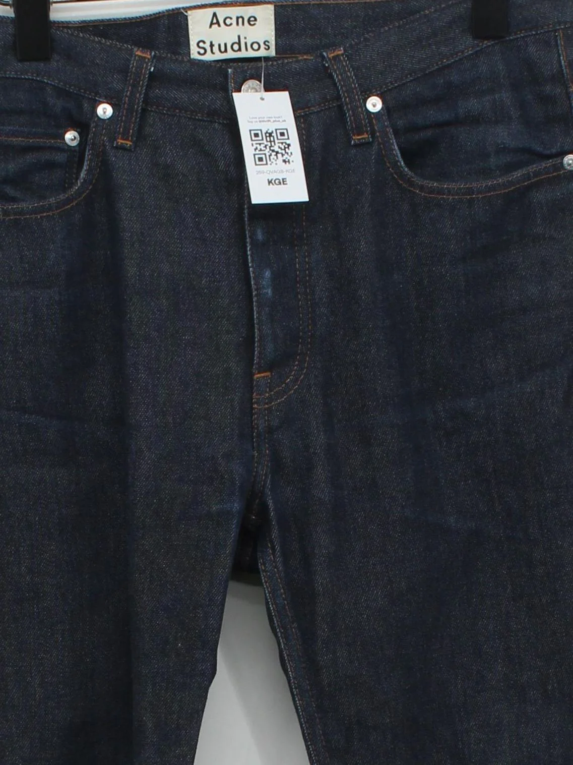Acne Studios Men's Jeans M Blue 100% Cotton Straight - Image 3