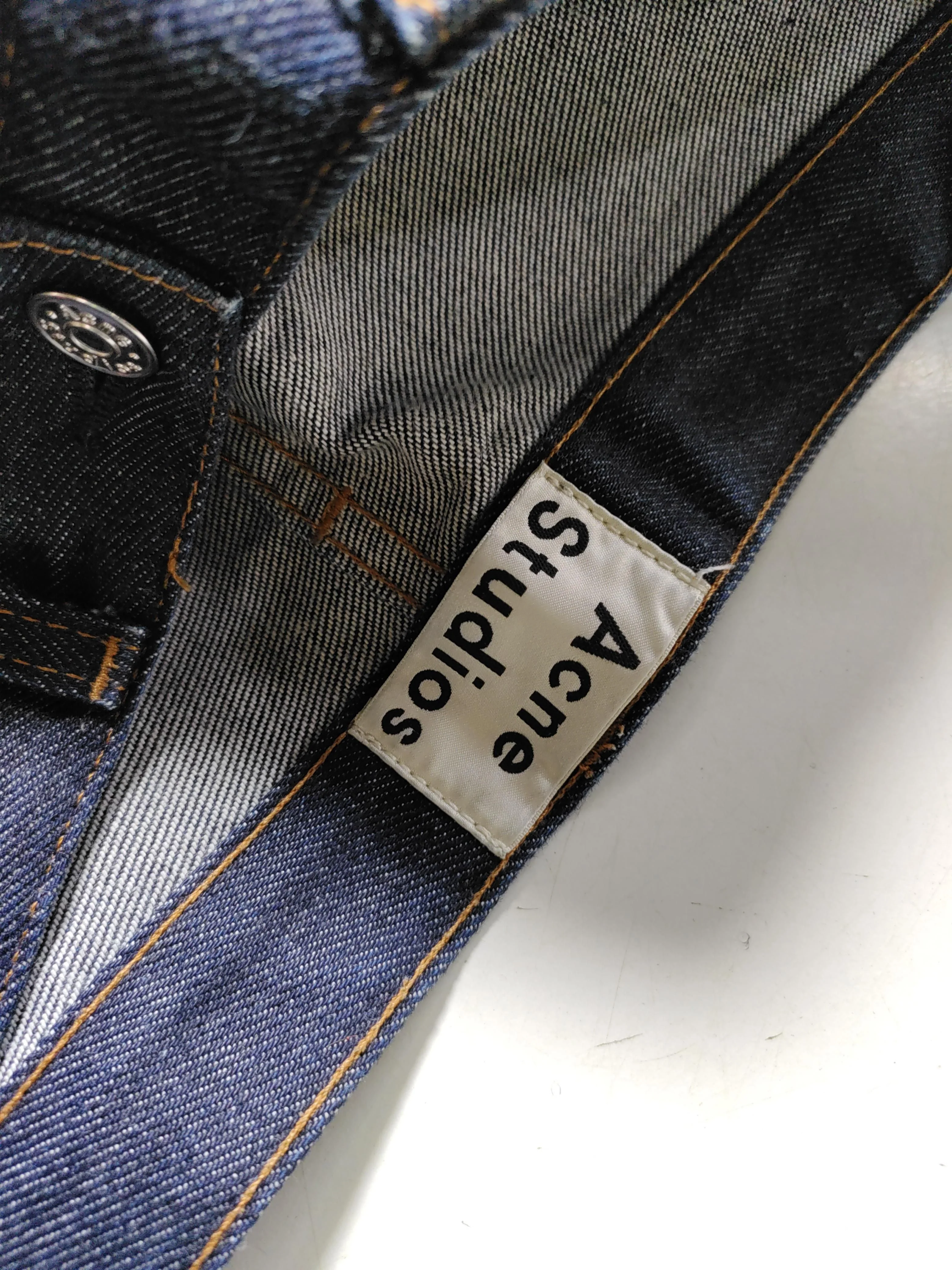 Acne Studios Men's Jeans M Blue 100% Cotton Straight - Image 6