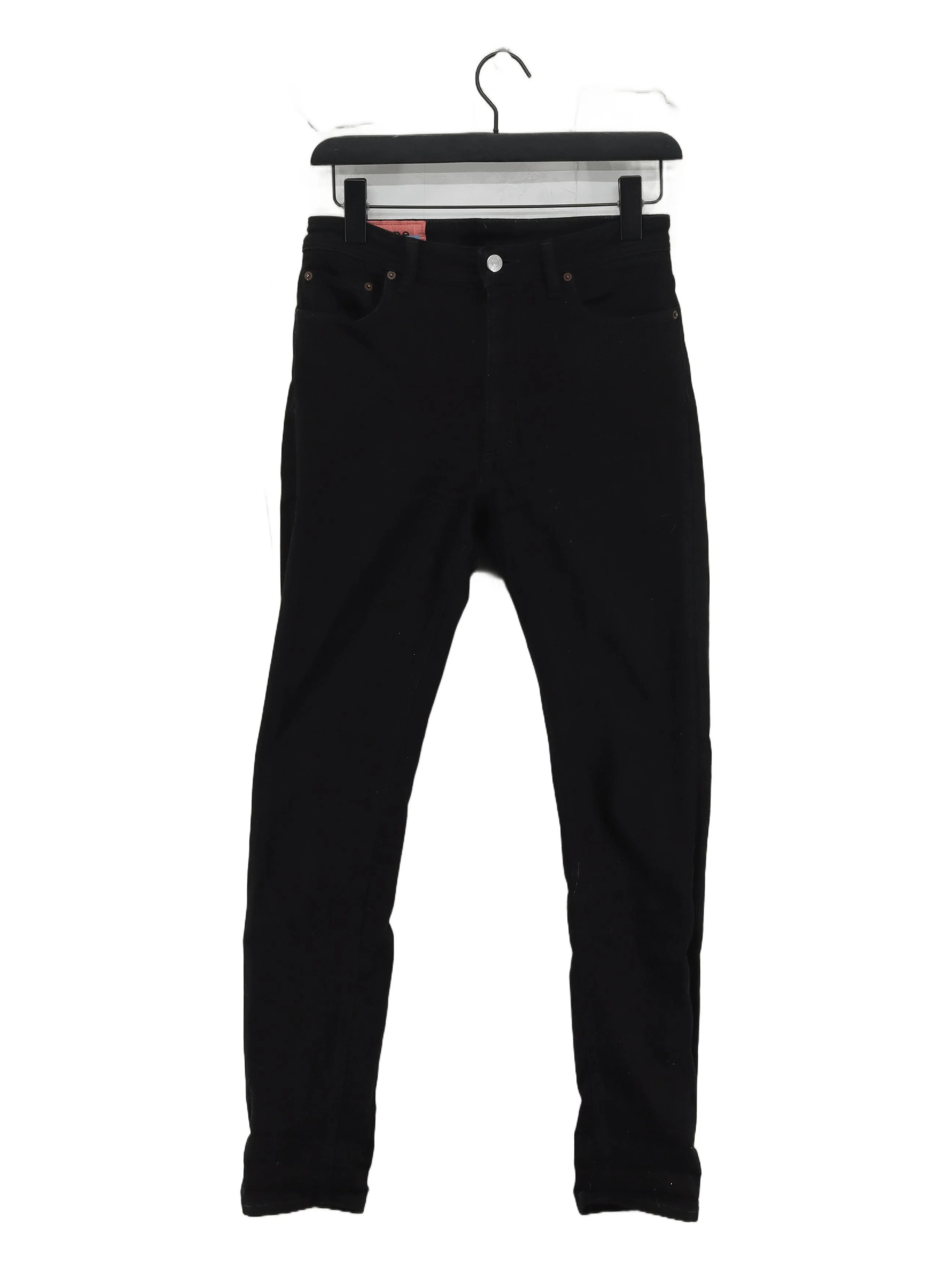 Acne Studios Men's Jeans W 29 in Black Cotton with Polyester, Elastane Skinny