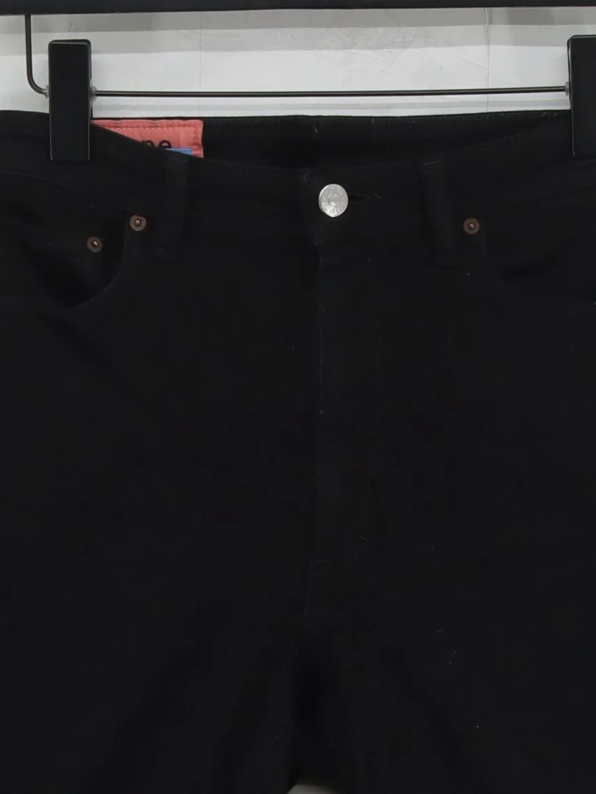 Acne Studios Men's Jeans W 29 in Black Cotton with Polyester, Elastane Skinny - Image 3