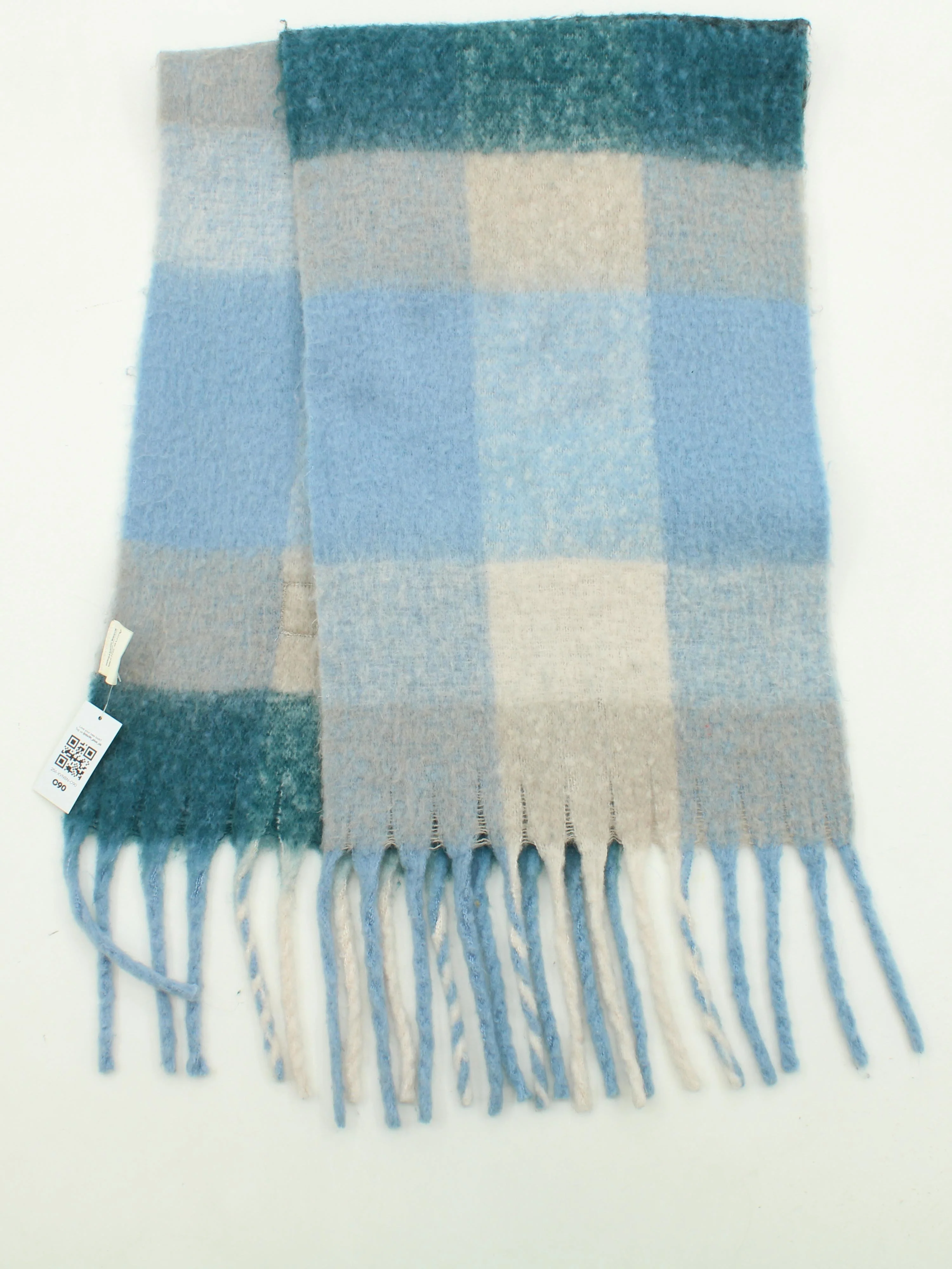Acne Studios Men's Scarf Multi Checkered 100% Wool Scarf - Image 2
