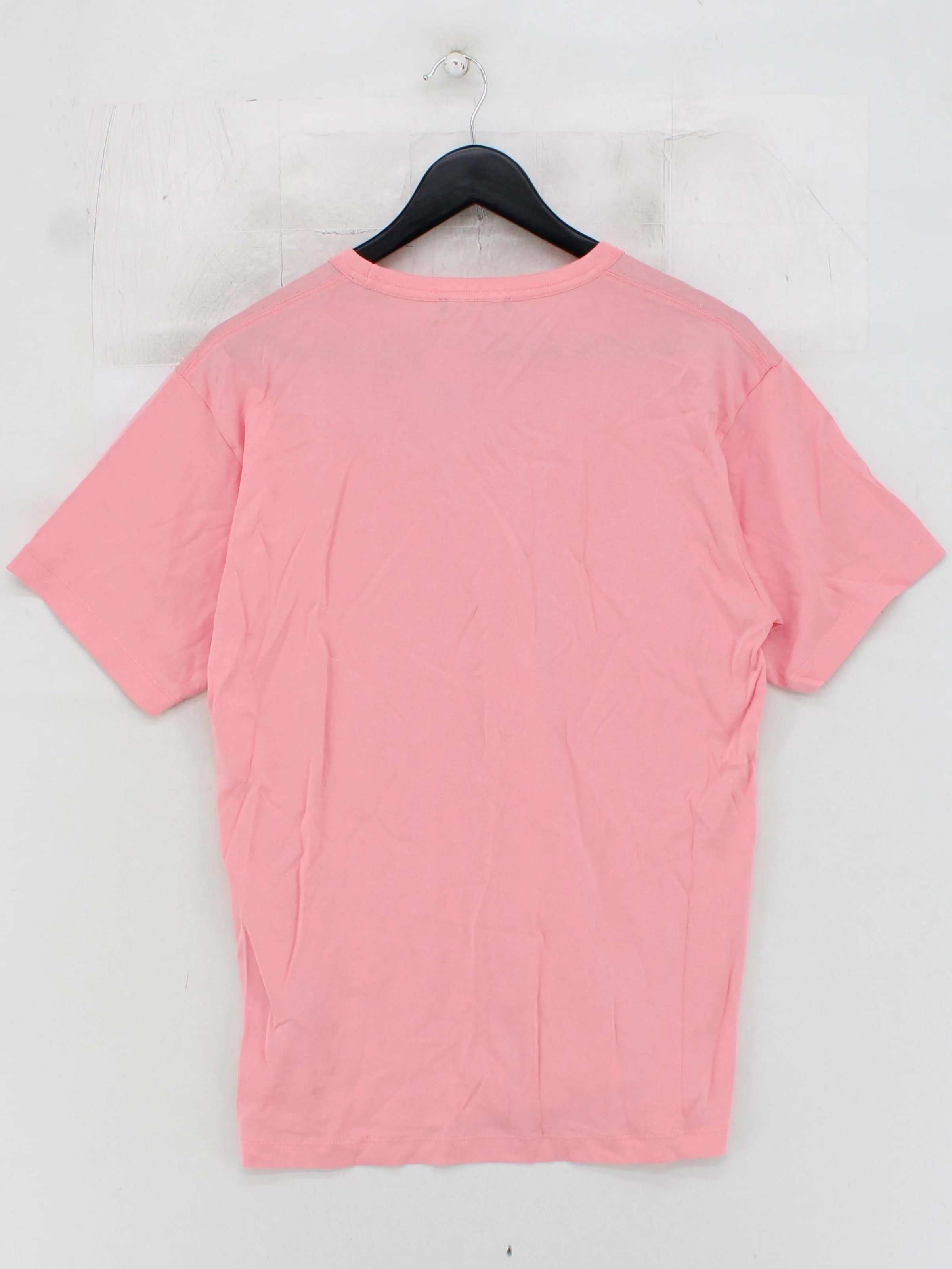 Acne Studios Men's T-Shirt S Pink 100% Cotton Basic - Image 2