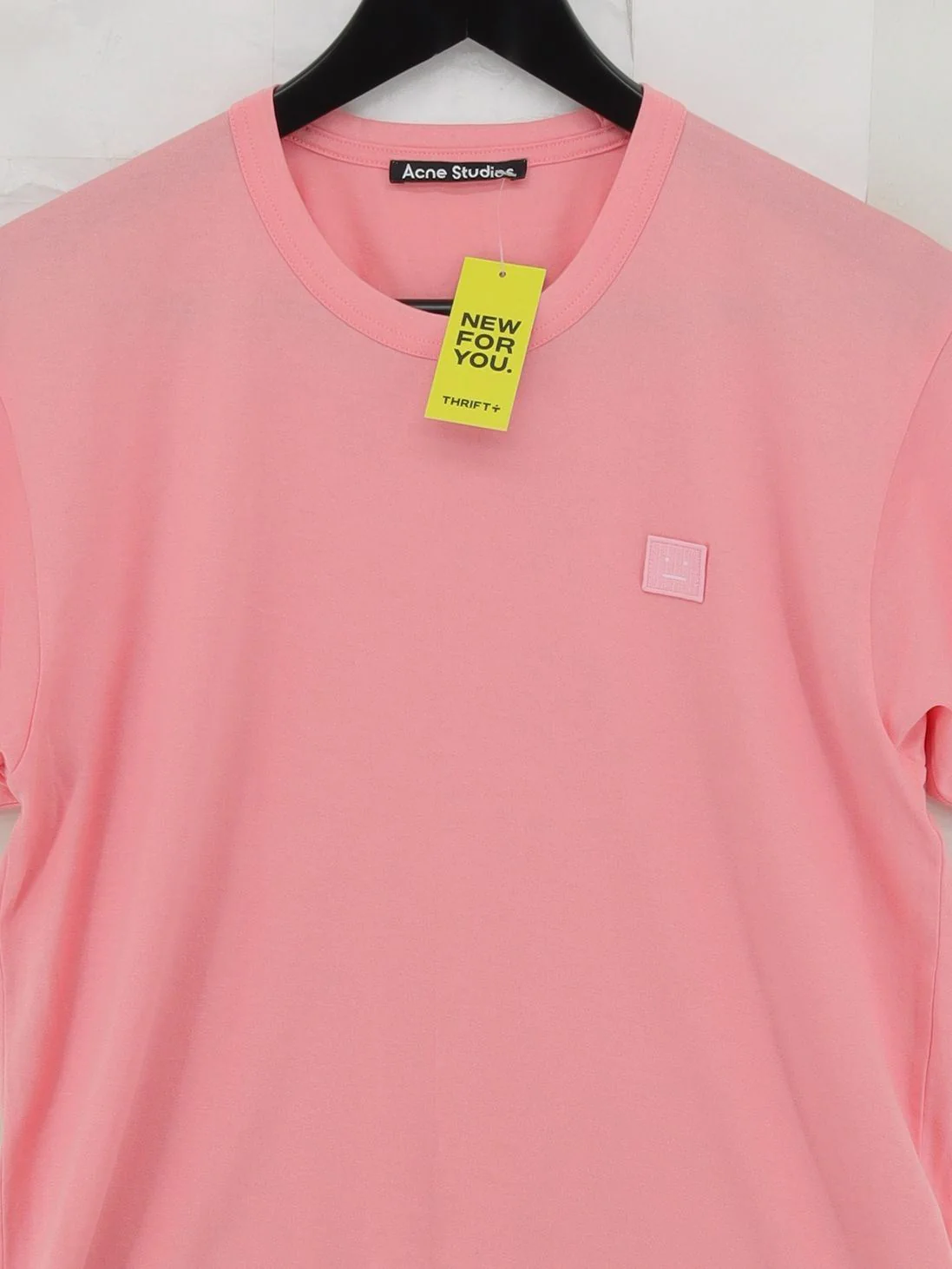 Acne Studios Men's T-Shirt XS Pink 100% Cotton Basic - Image 3
