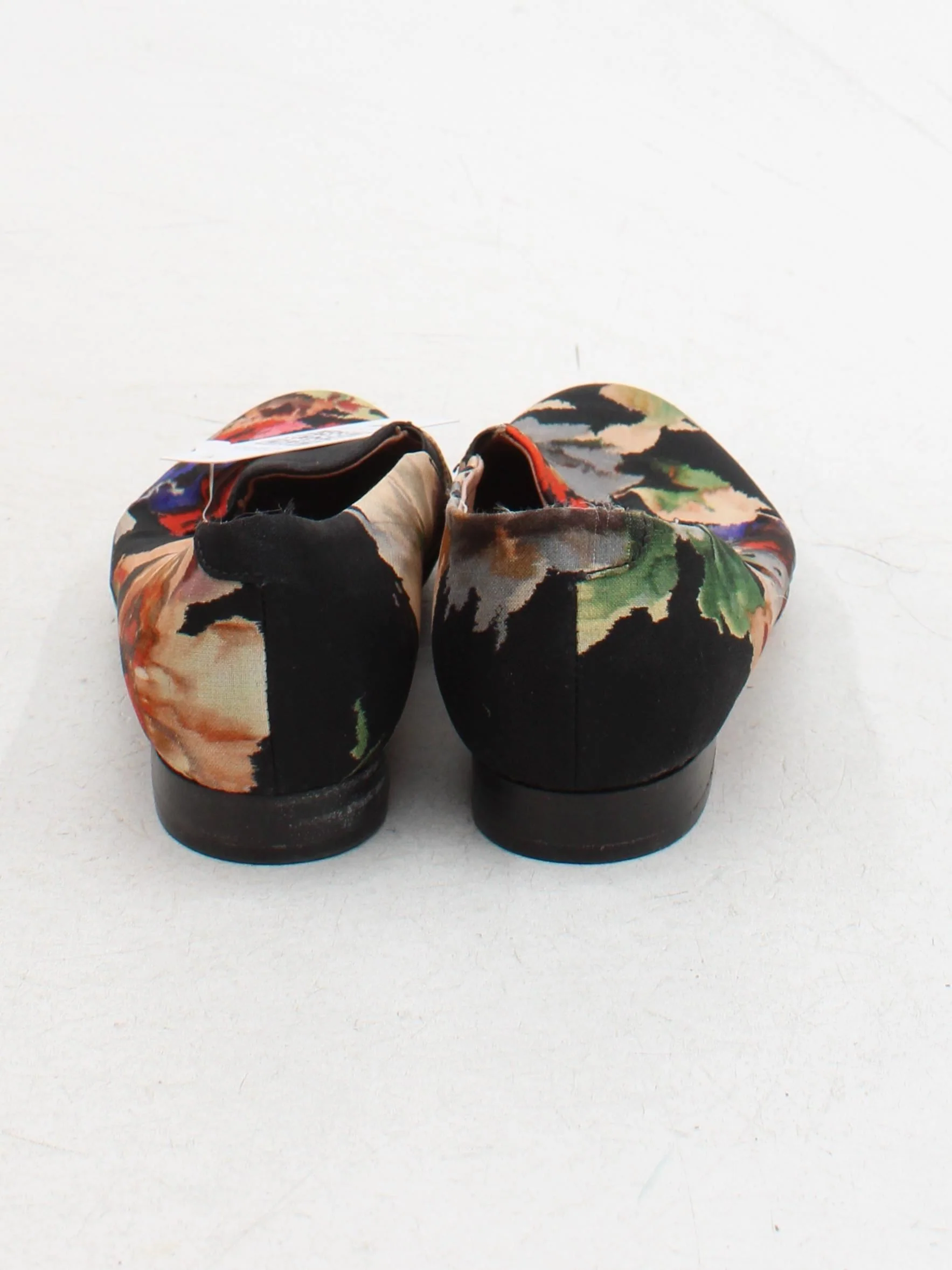 Acne Studios Women's Flat Shoes UK 6 Black Floral 100% Leather Loafer - Image 3