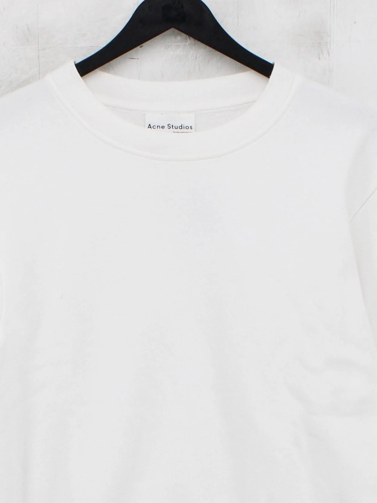 Acne Studios Women's Hoodie XS White 100% Cotton Pullover - Image 3