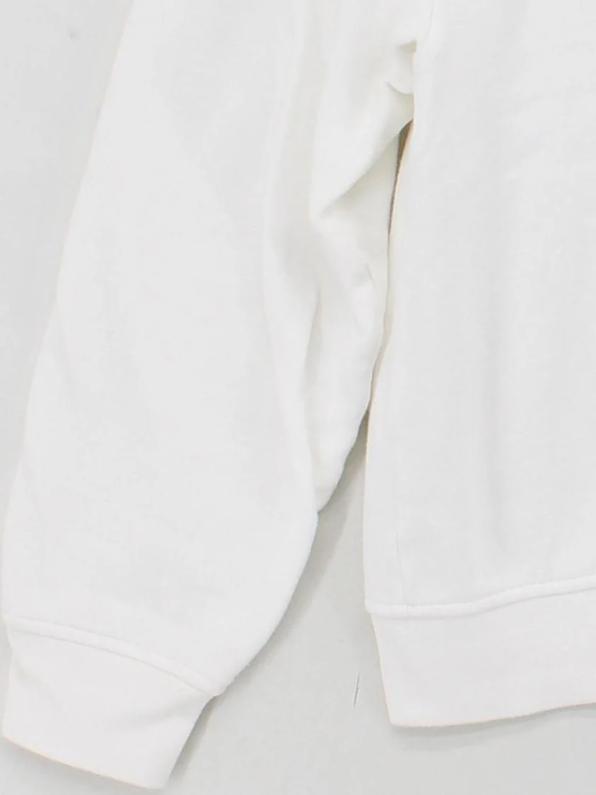 Acne Studios Women's Hoodie XS White 100% Cotton Pullover - Image 4