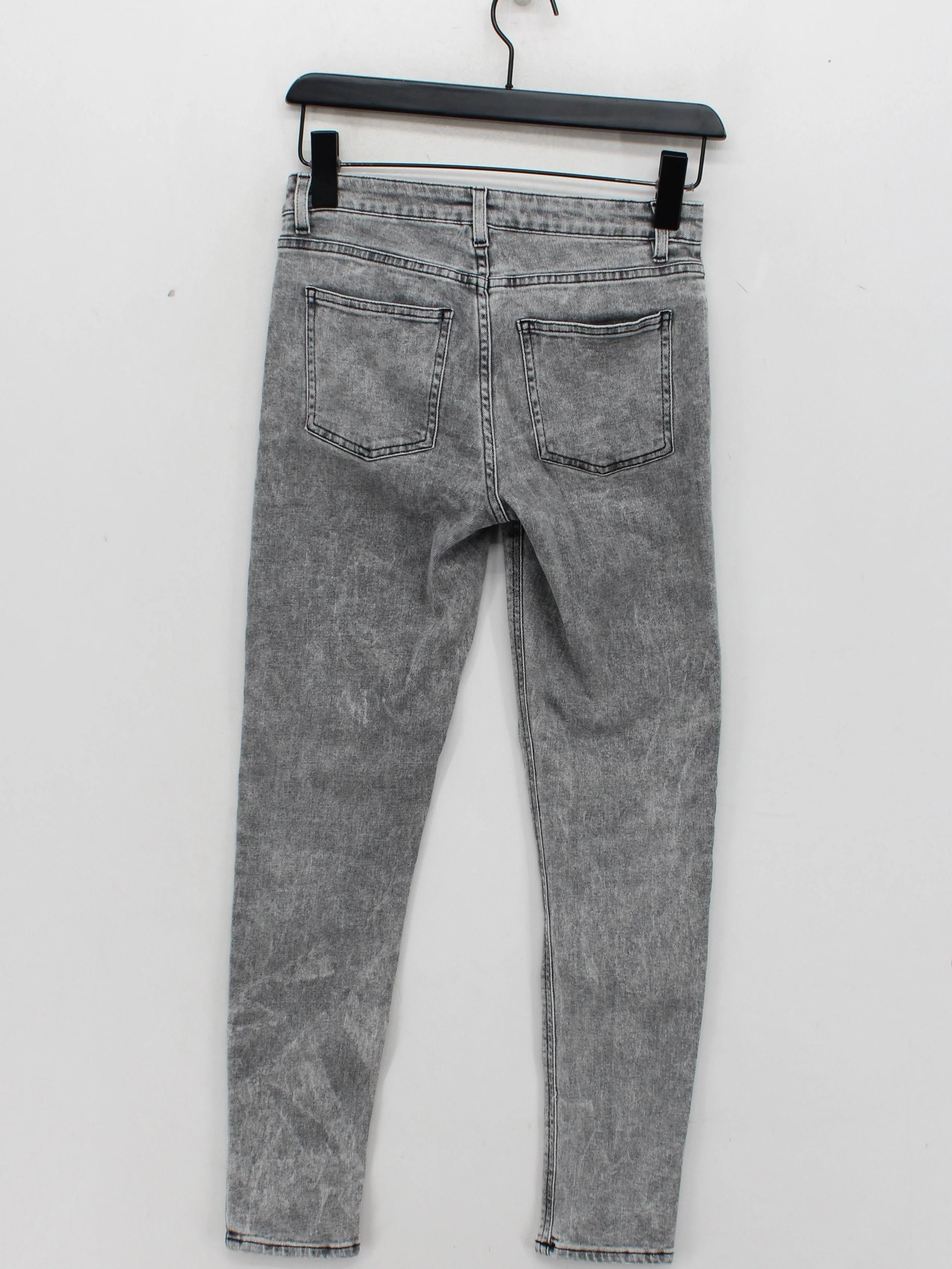 Acne Studios Women's Jeans W 27 in Grey Cotton with Polyester, Elastane Skinny - Image 2