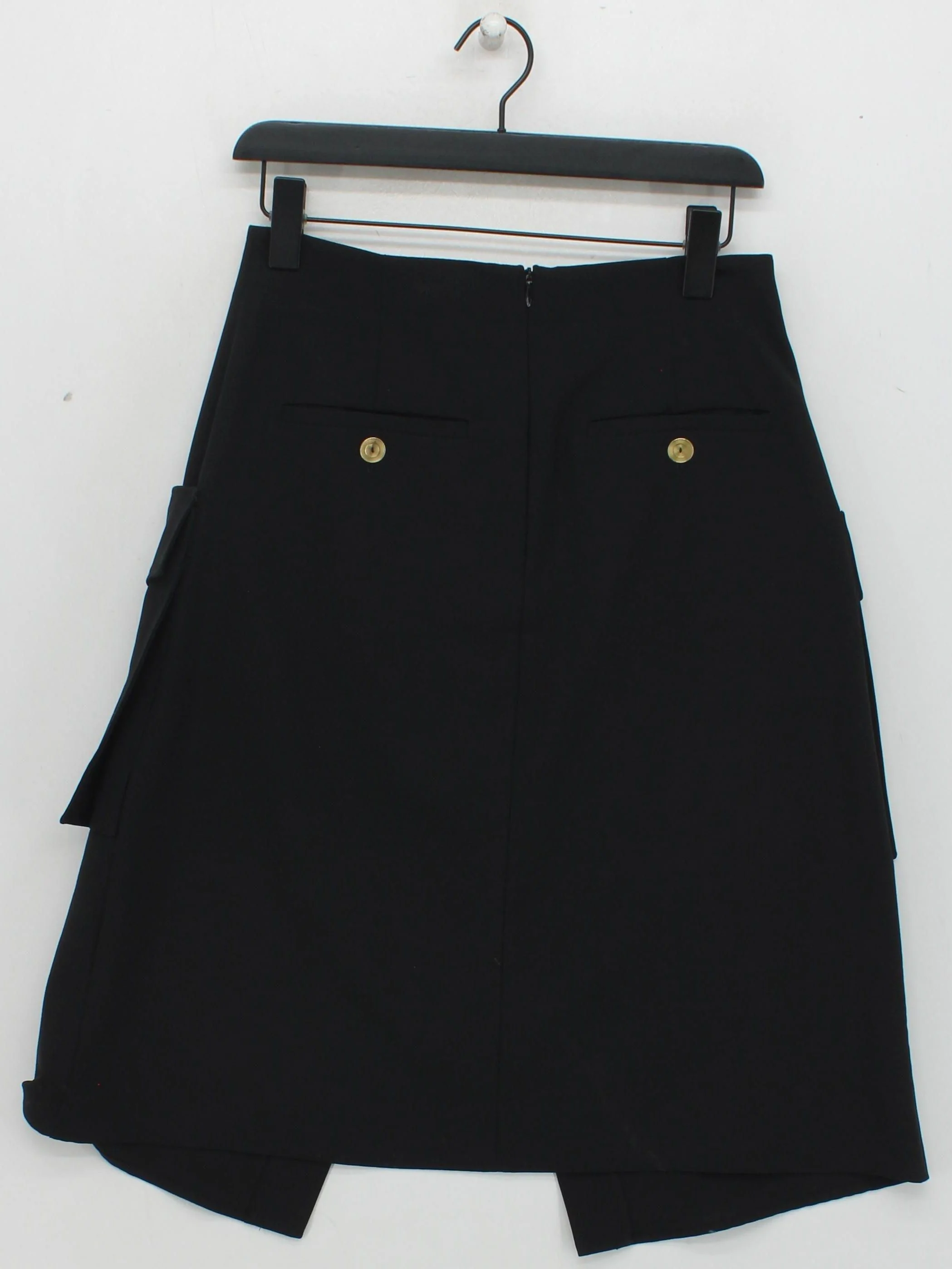 Acne Studios Women's Mini Skirt UK 10 Black Polyester with Wool, Elastane Mini - Image 2