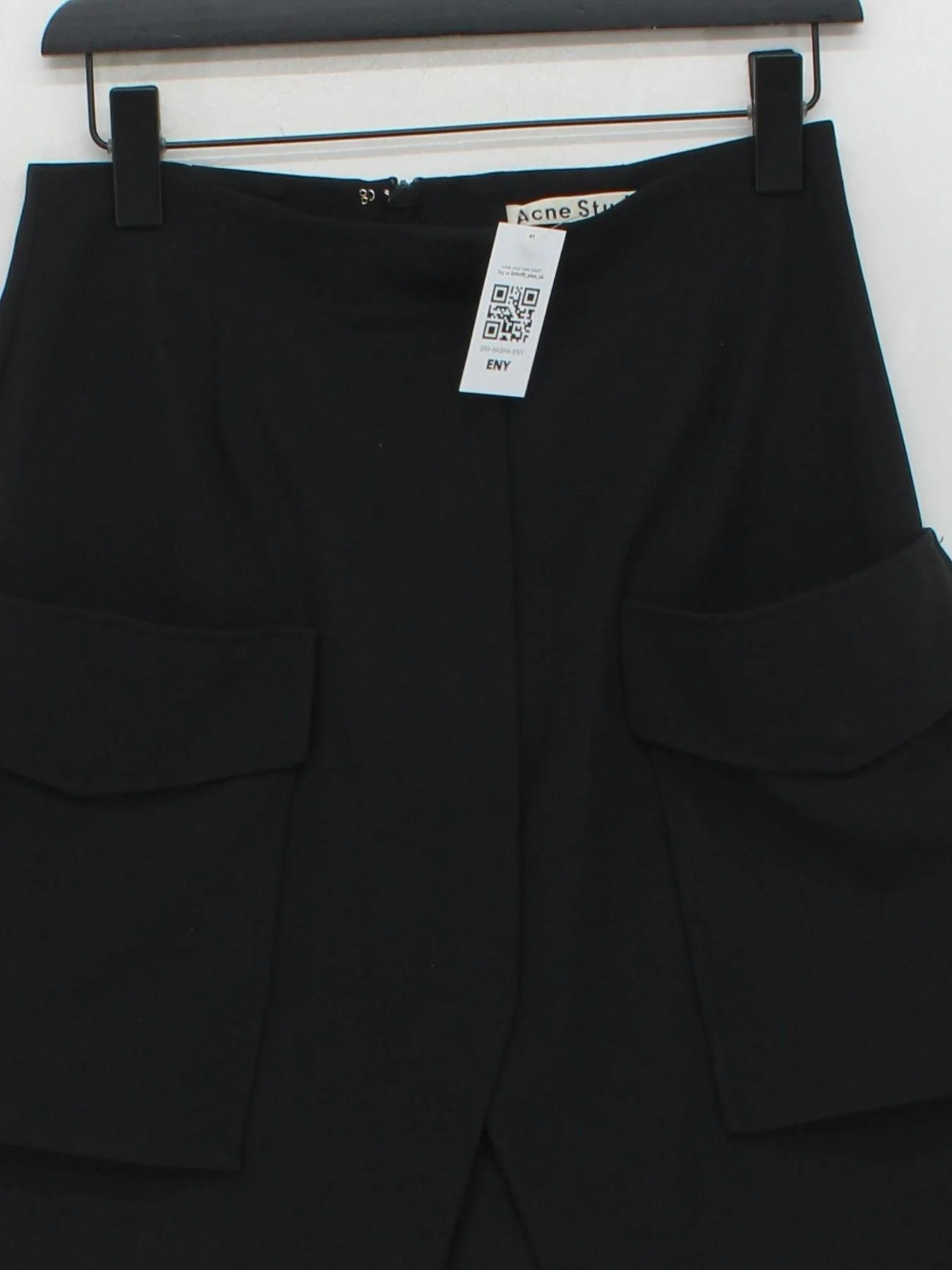 Acne Studios Women's Mini Skirt UK 10 Black Polyester with Wool, Elastane Mini - Image 3