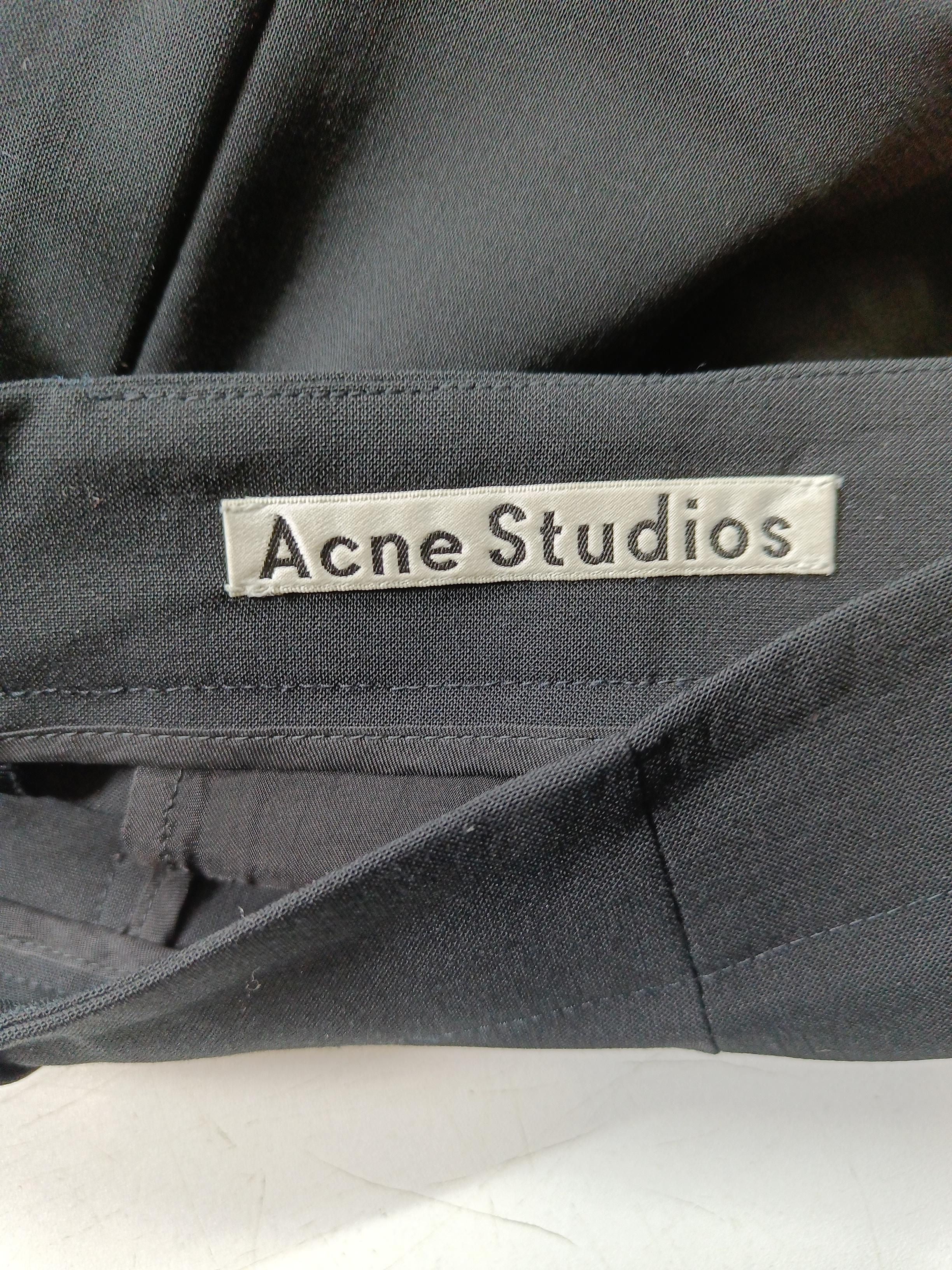 Acne Studios Women's Mini Skirt UK 10 Black Polyester with Wool, Elastane Mini - Image 6