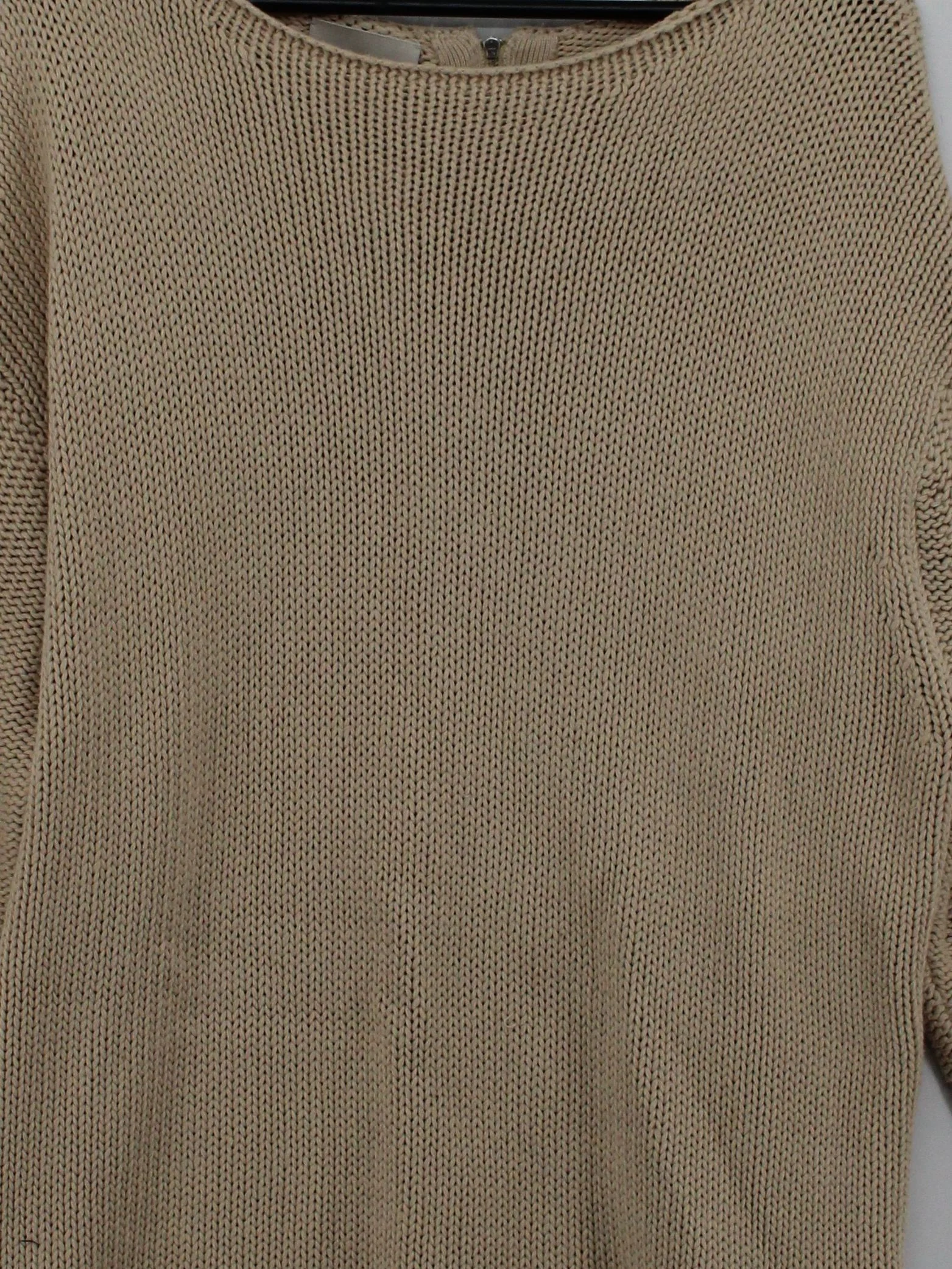 Acne Women's Cardigan M Tan 100% Cotton Round Neck Cardigan - Image 3