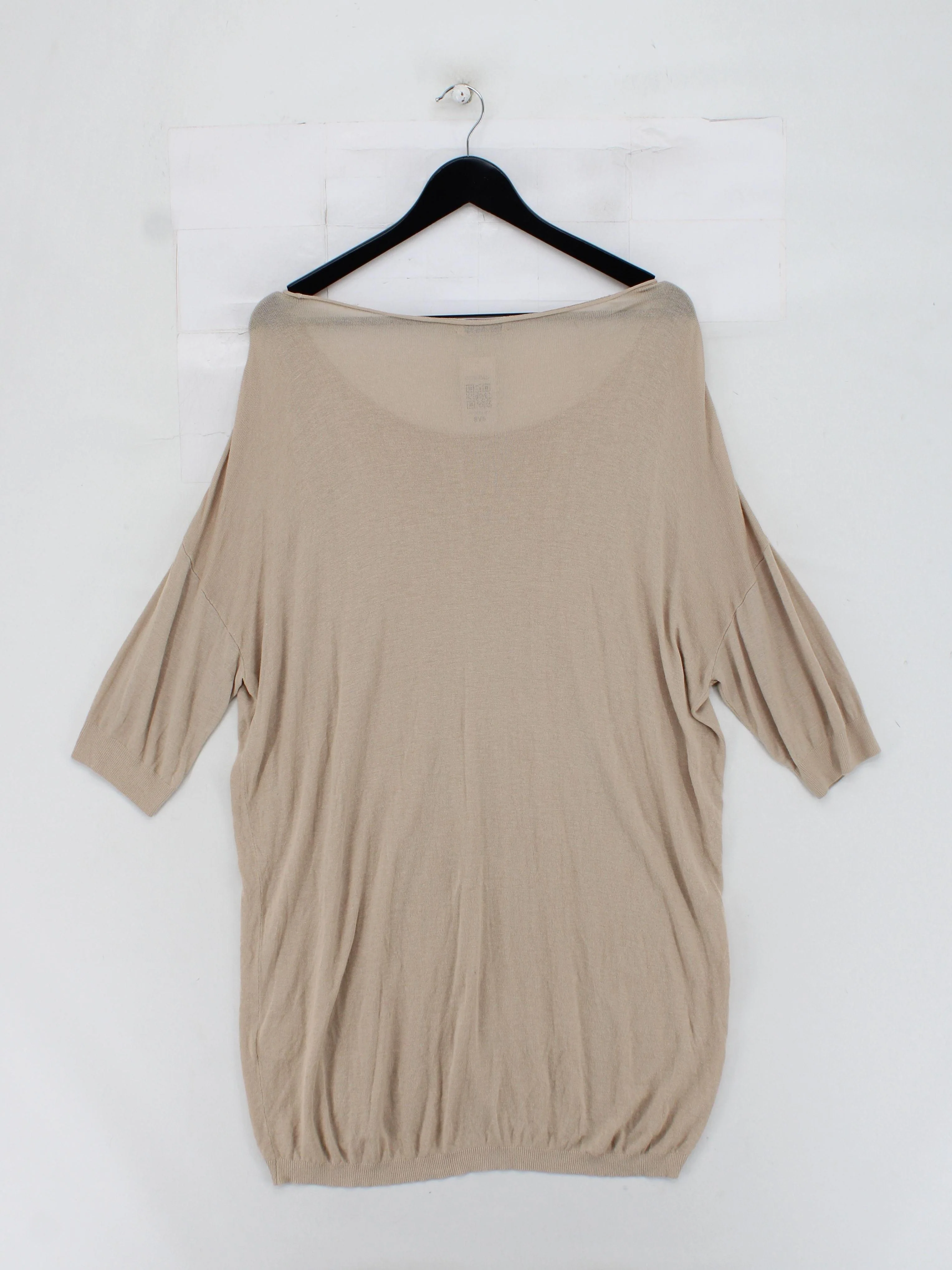 Acne Women's Jumper M Tan 100% Rayon Round Neck Pullover - Image 2