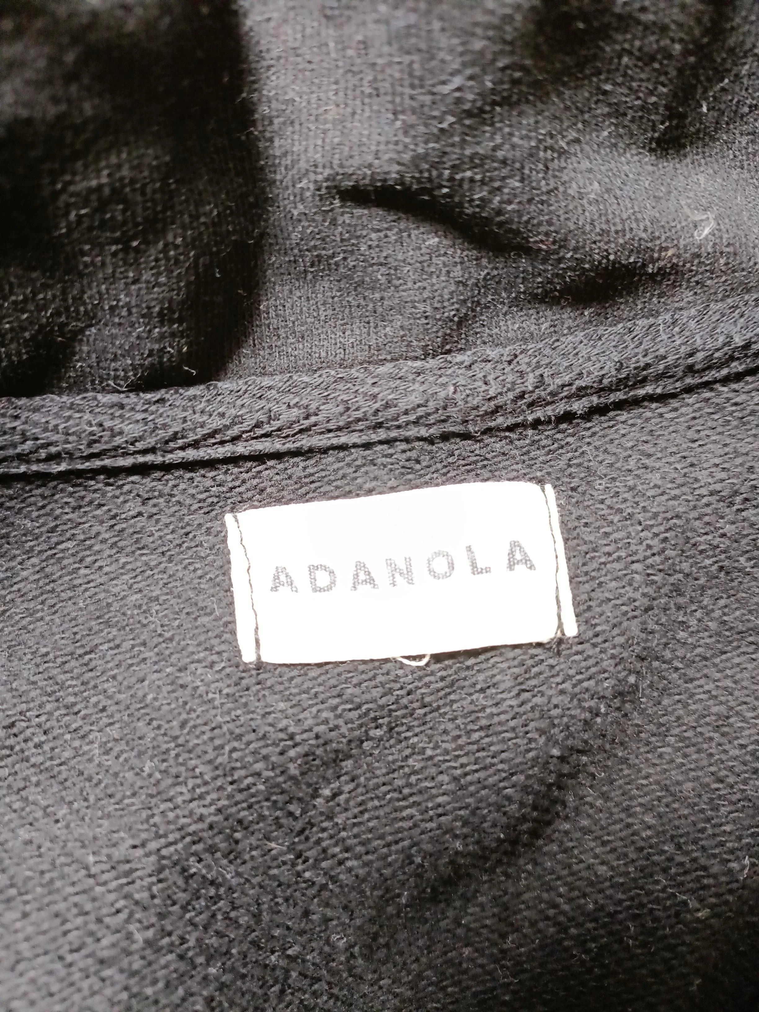 Adanola Men's Hoodie M Black Graphic 100% Cotton Pullover - Image 5
