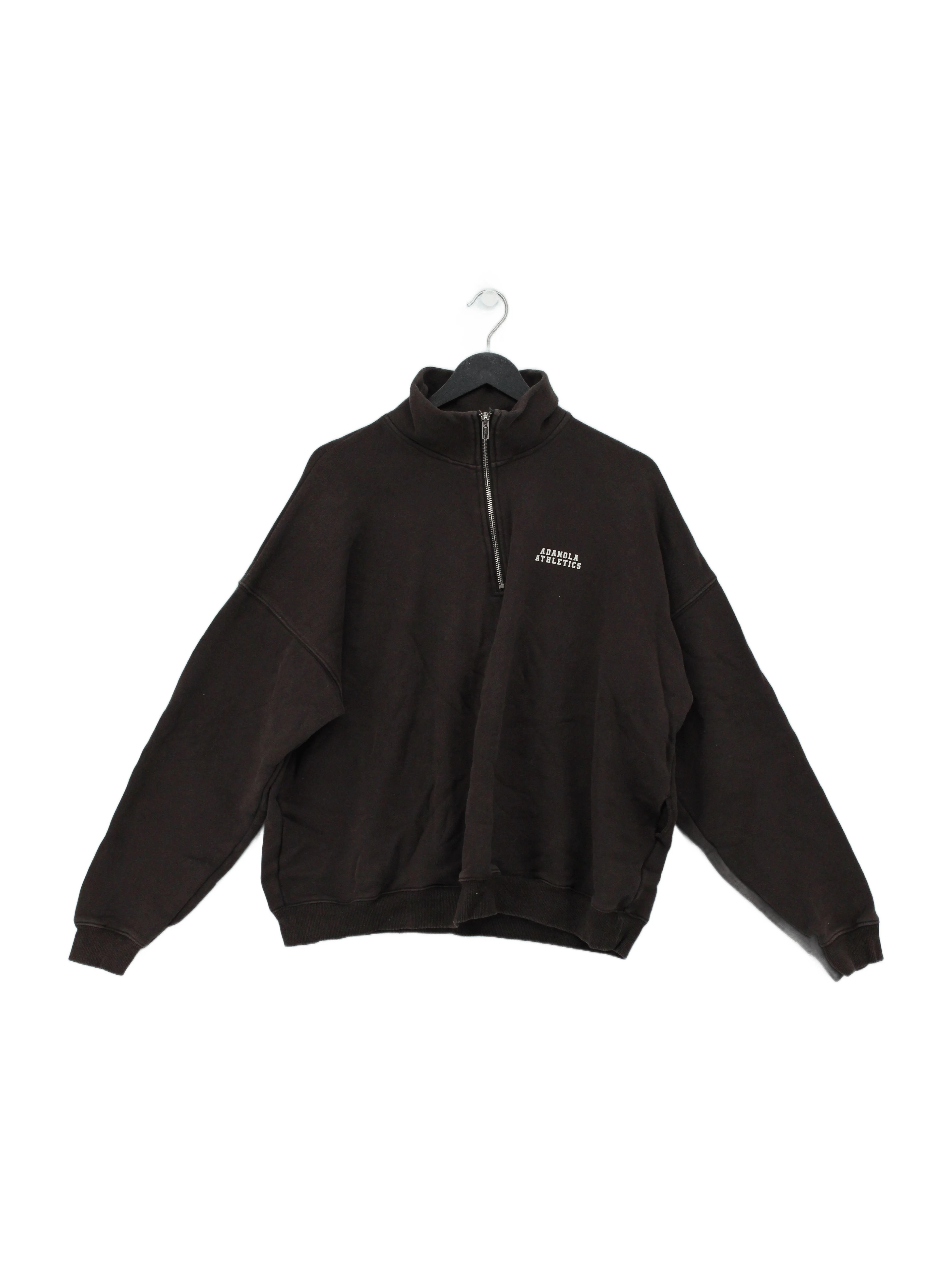 Adanola Men's Hoodie M Brown 100% Cotton Pullover