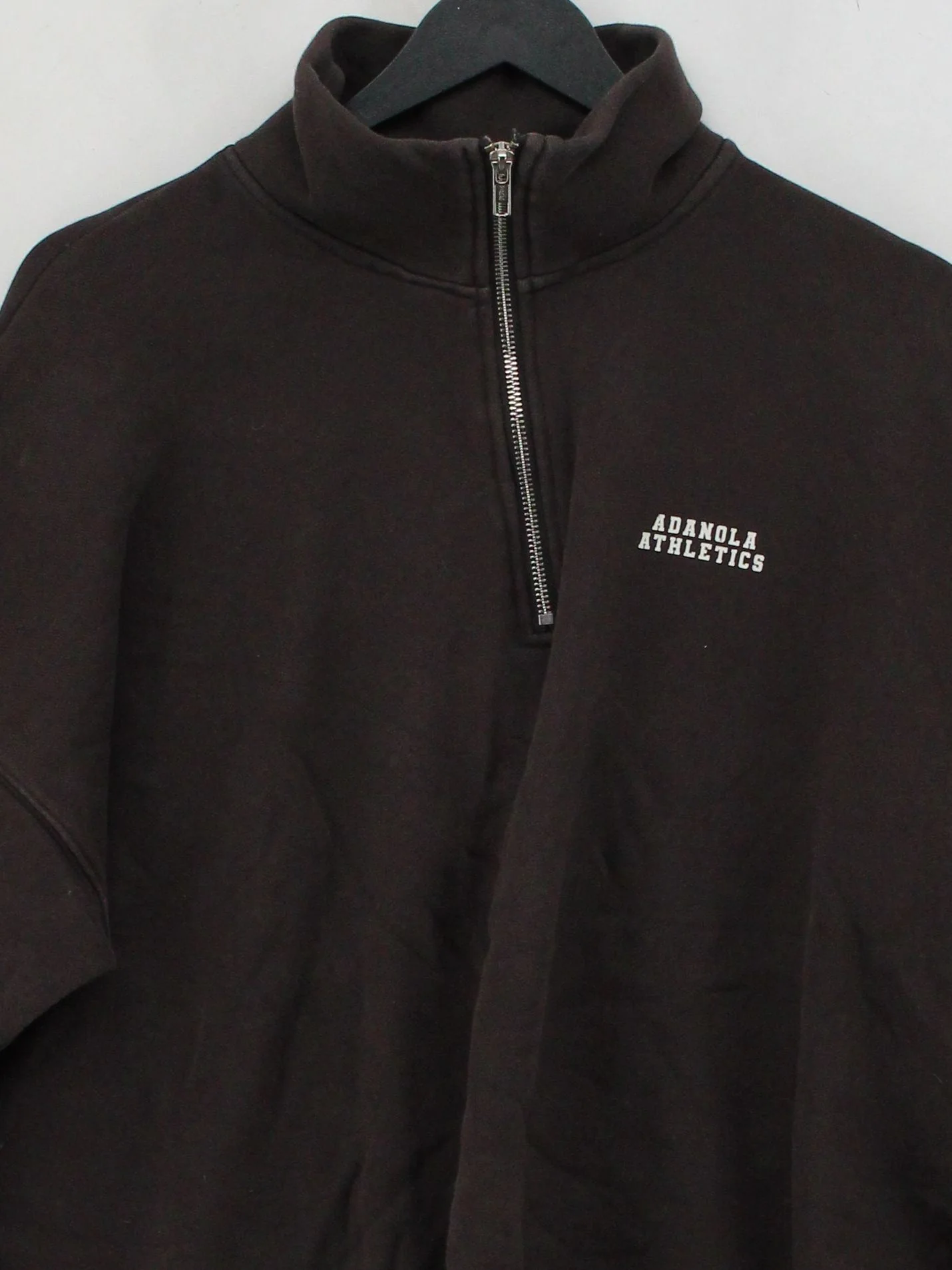 Adanola Men's Hoodie M Brown 100% Cotton Pullover - Image 3