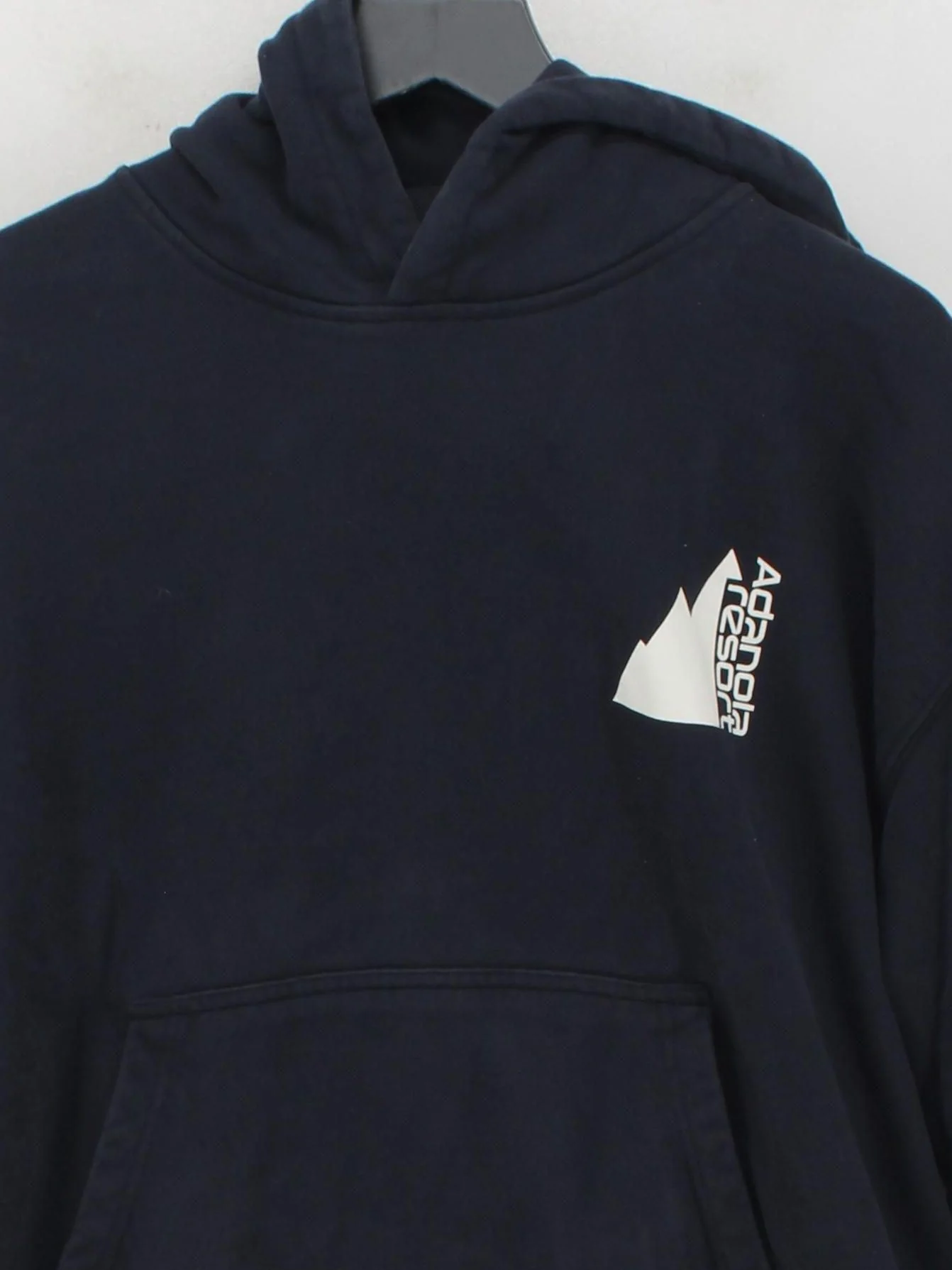 Adanola Men's Hoodie S Blue Graphic 100% Cotton Pullover - Image 3