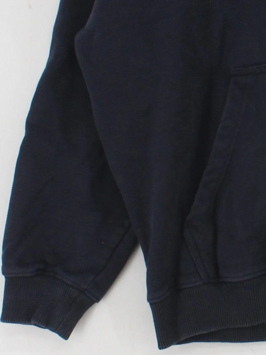 Adanola Men's Hoodie S Blue Graphic 100% Cotton Pullover - Image 4