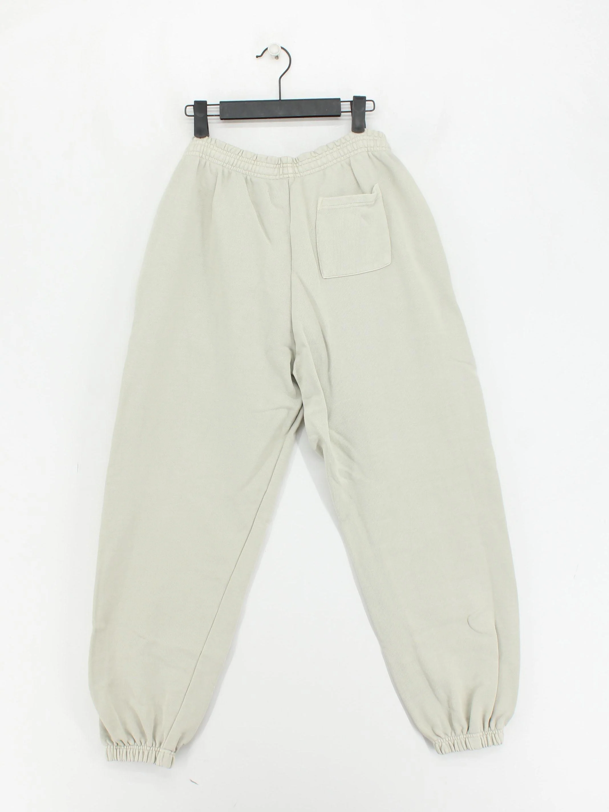 Adanola Men's Sports Bottoms L Cream Graphic 100% Cotton Sweatpants - Image 2