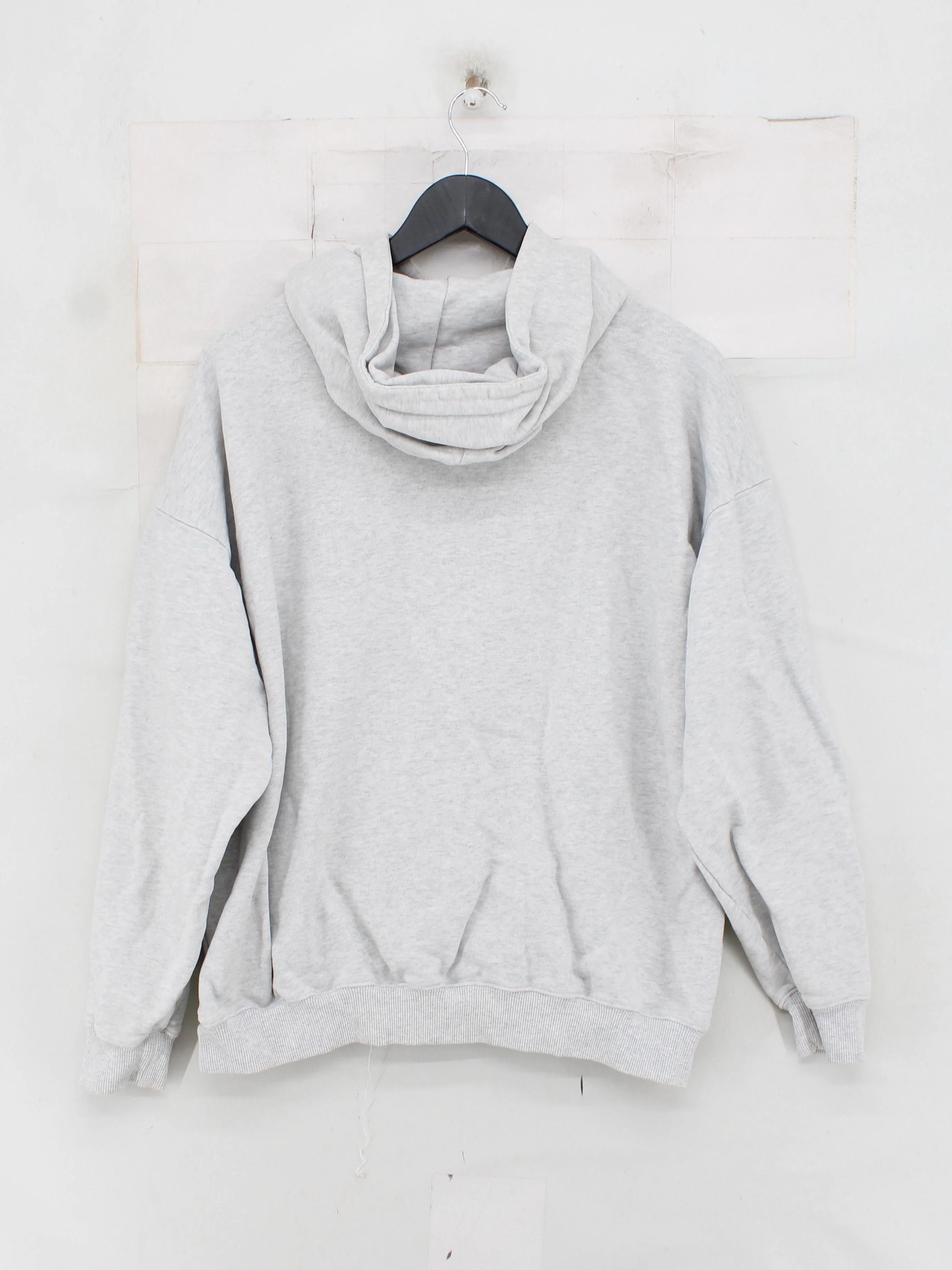 Adanola Women's Hoodie M Grey Graphic 100% Cotton Pullover - Image 2