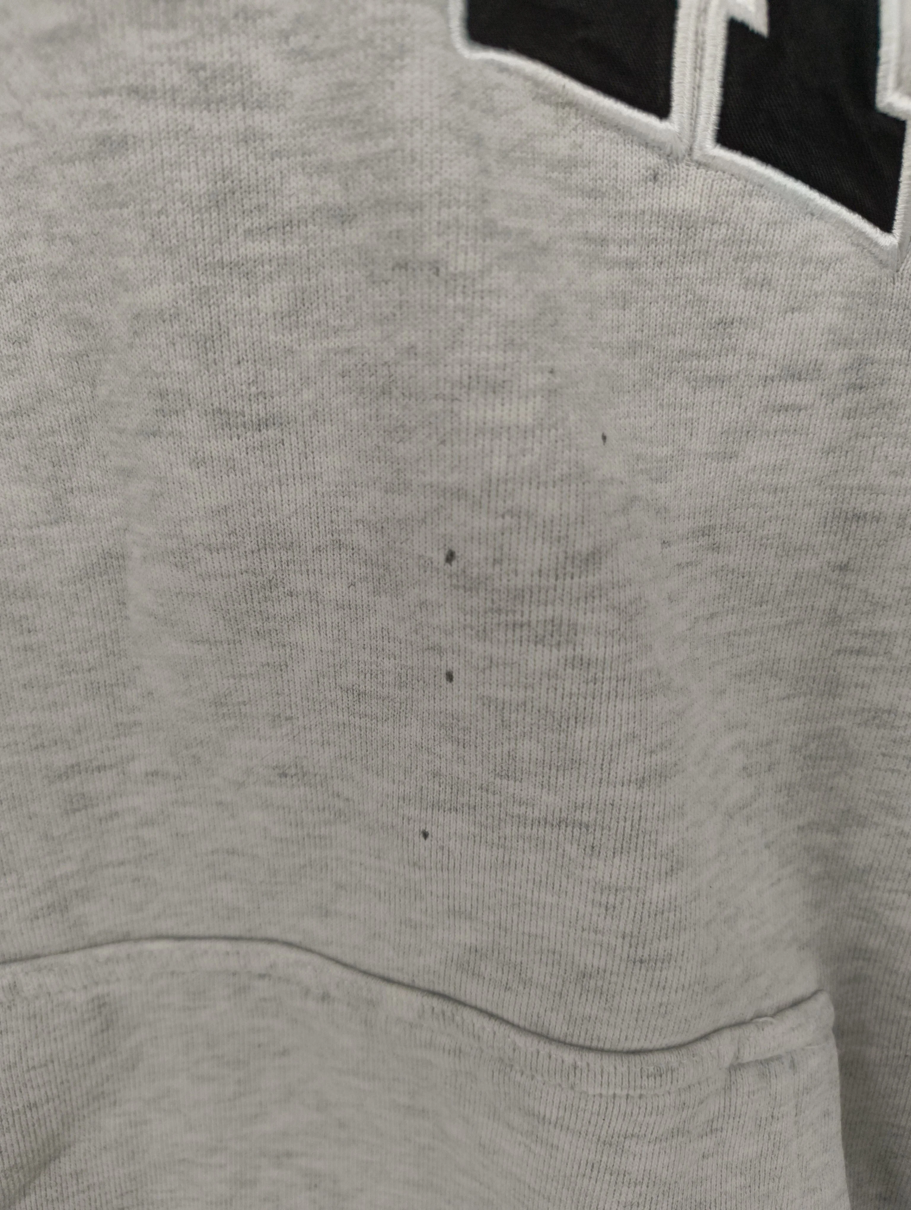 Adanola Women's Hoodie M Grey Graphic 100% Cotton Pullover - Image 5