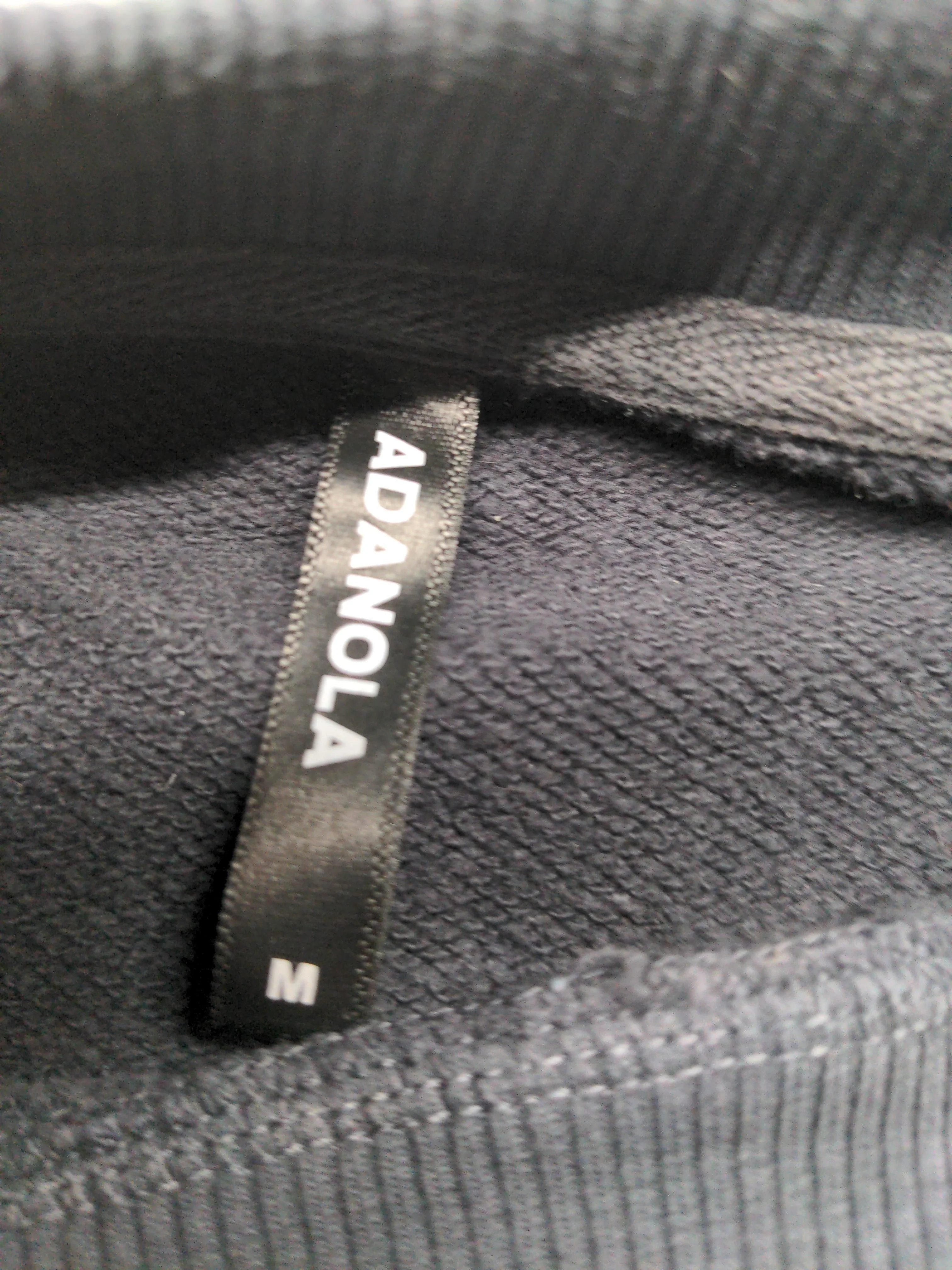 Adanola Women's Hoodie M Grey Graphic 100% Cotton Pullover - Image 7