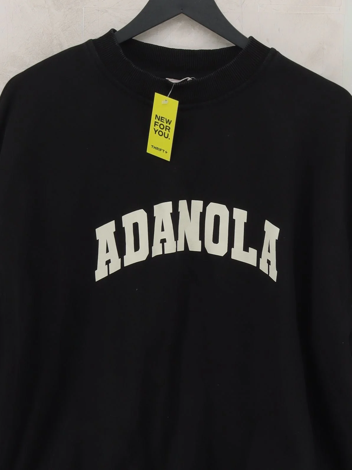 Adanola Women's Hoodie S Black Graphic 100% Other Pullover - Image 3