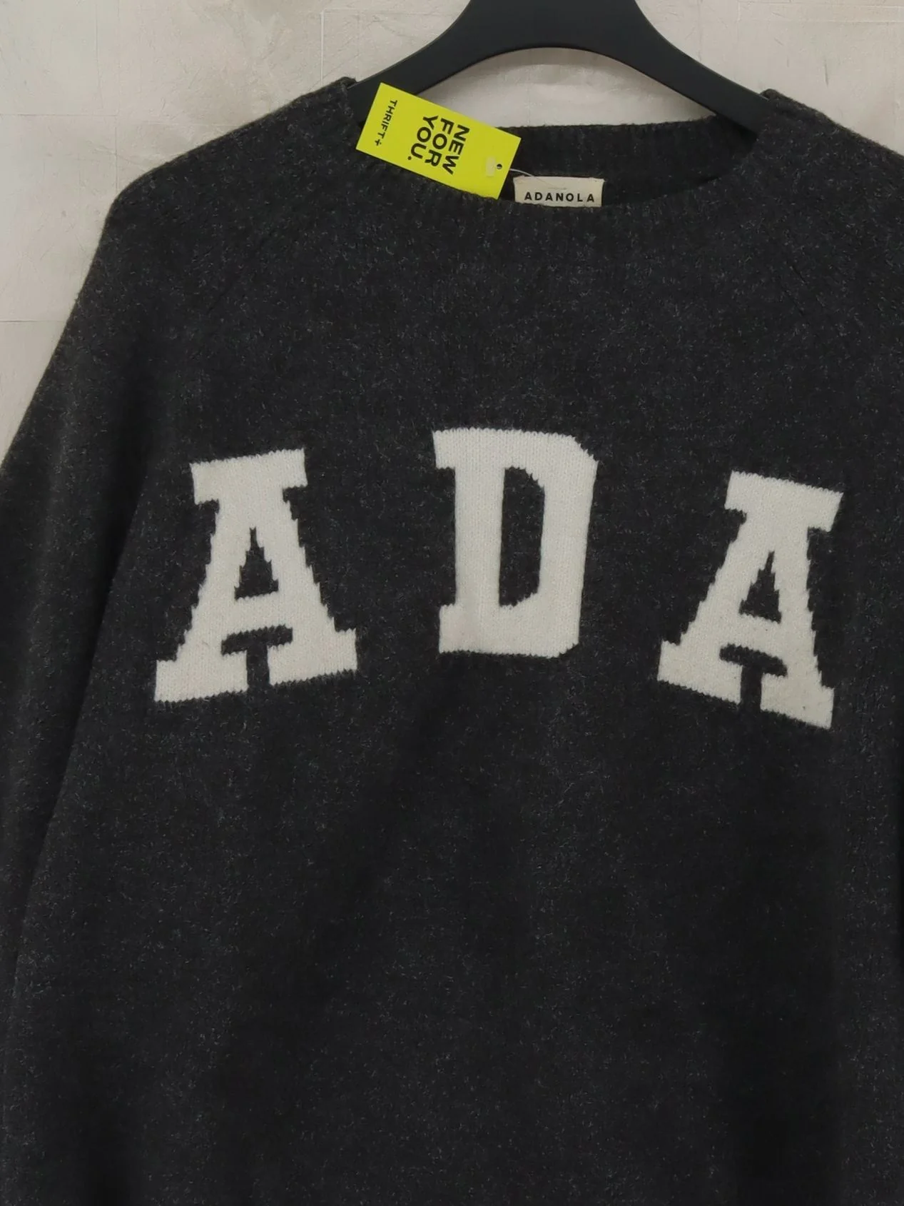 Adanola Women's Jumper S Grey Acrylic with Polyester, Wool, Elastane Pullover - Image 3