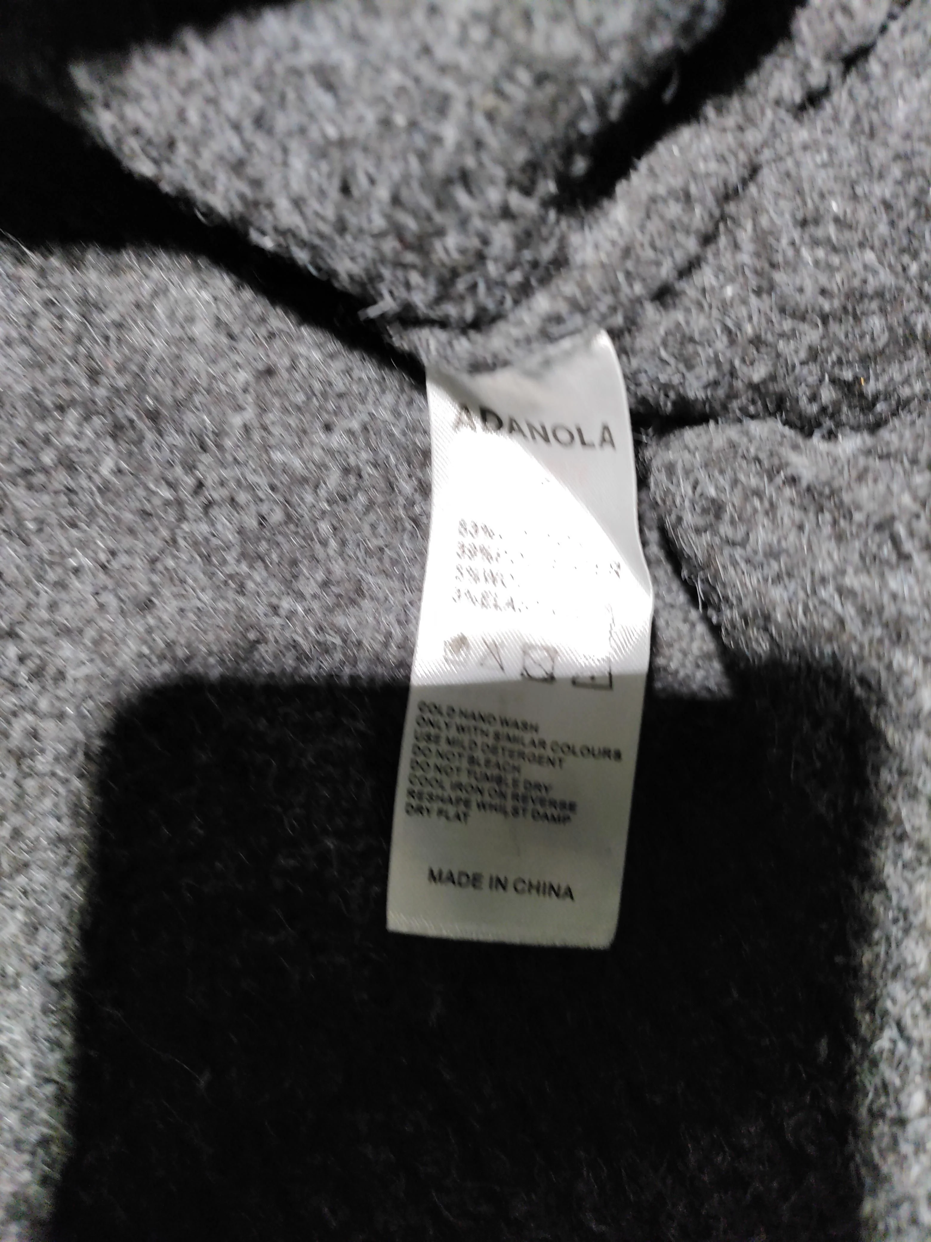 Adanola Women's Jumper S Grey Acrylic with Polyester, Wool, Elastane Pullover - Image 6