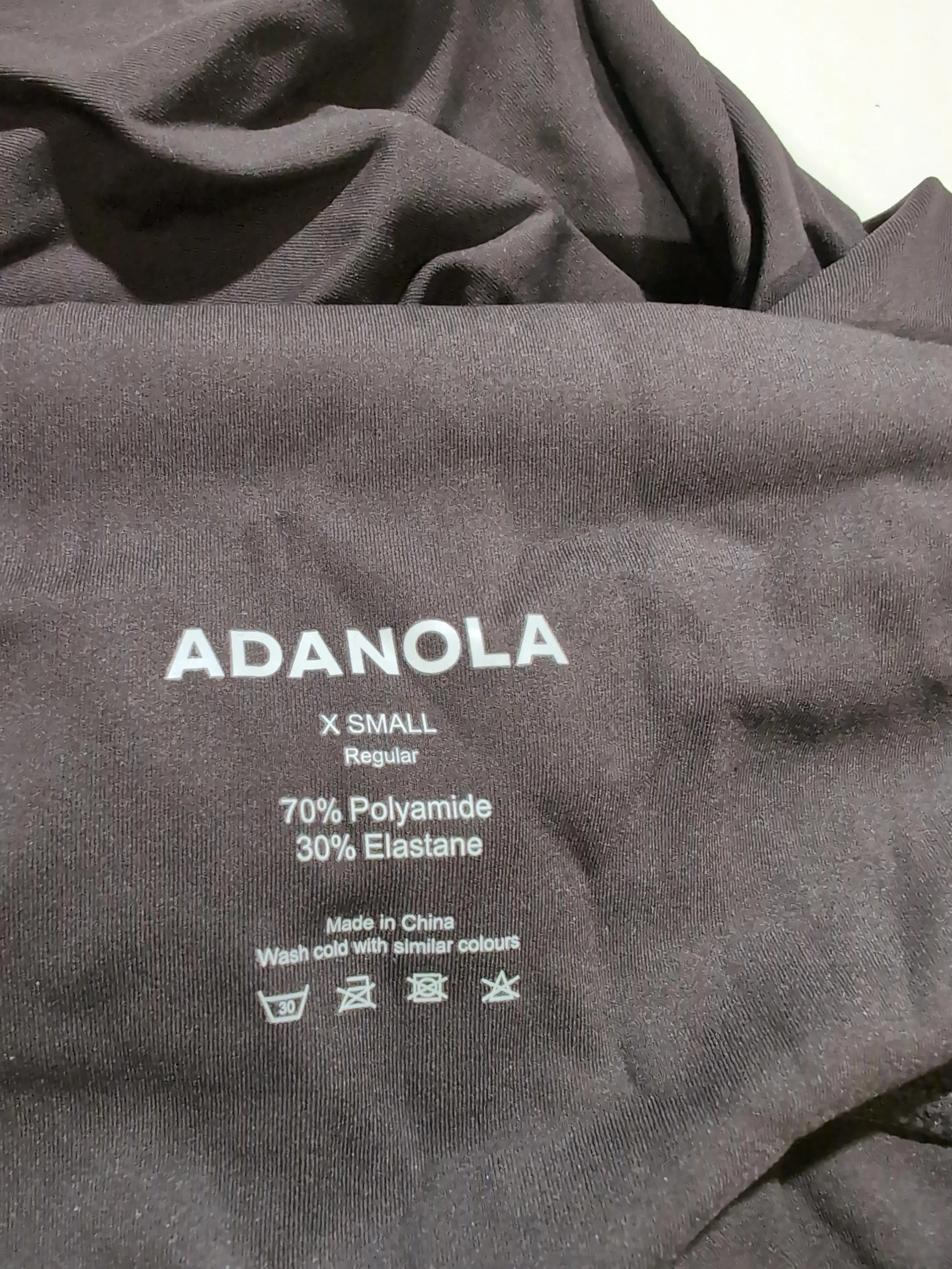 Adanola Women's Leggings XS Brown Polyamide with Elastane Full length - Image 6