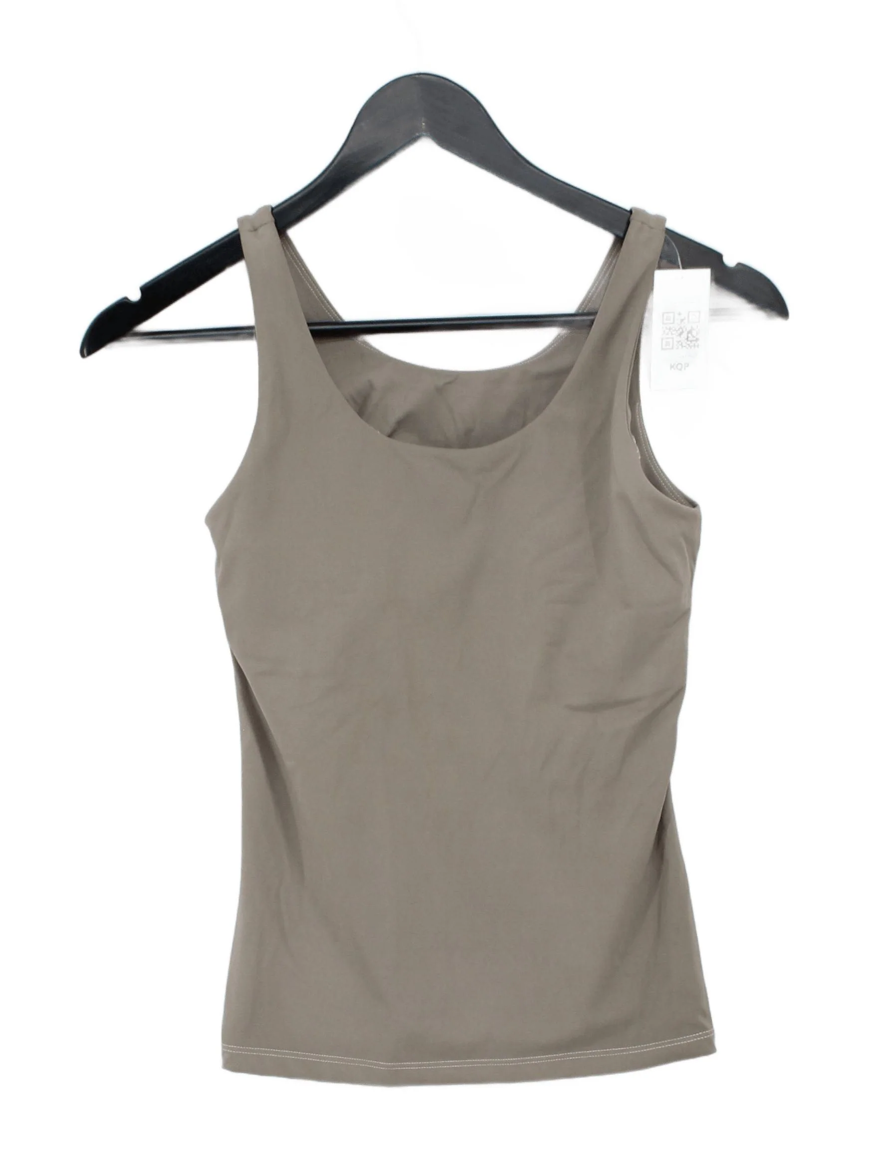 Adanola Women's T-Shirt M Tan Nylon with Elastane Sleeveless Basic