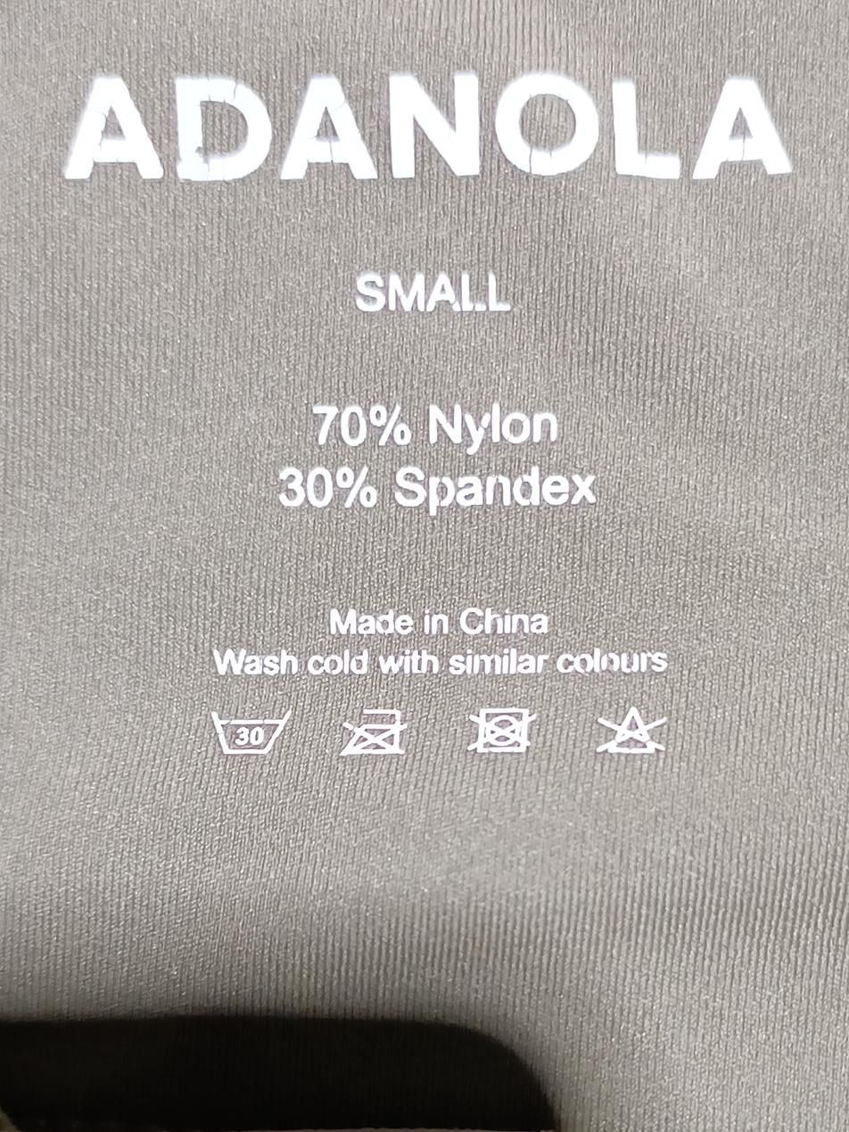 Adanola Women's T-Shirt S Green Nylon with Spandex Sleeveless Basic - Image 6
