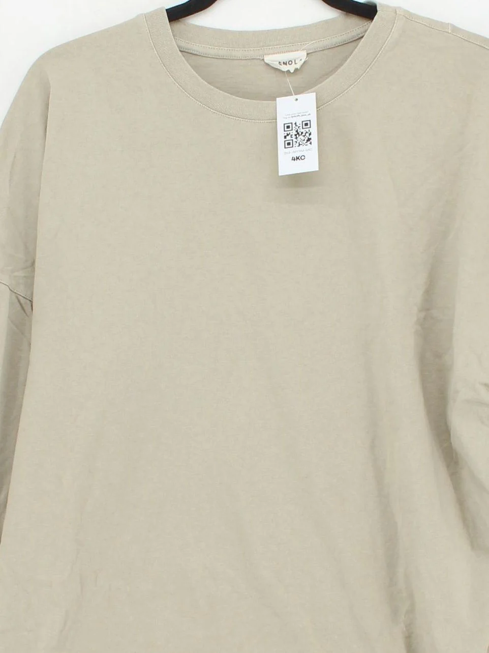 Adanola Women's T-Shirt UK 10 Cream 100% Cotton Short Sleeve Round Neck Basic - Image 3