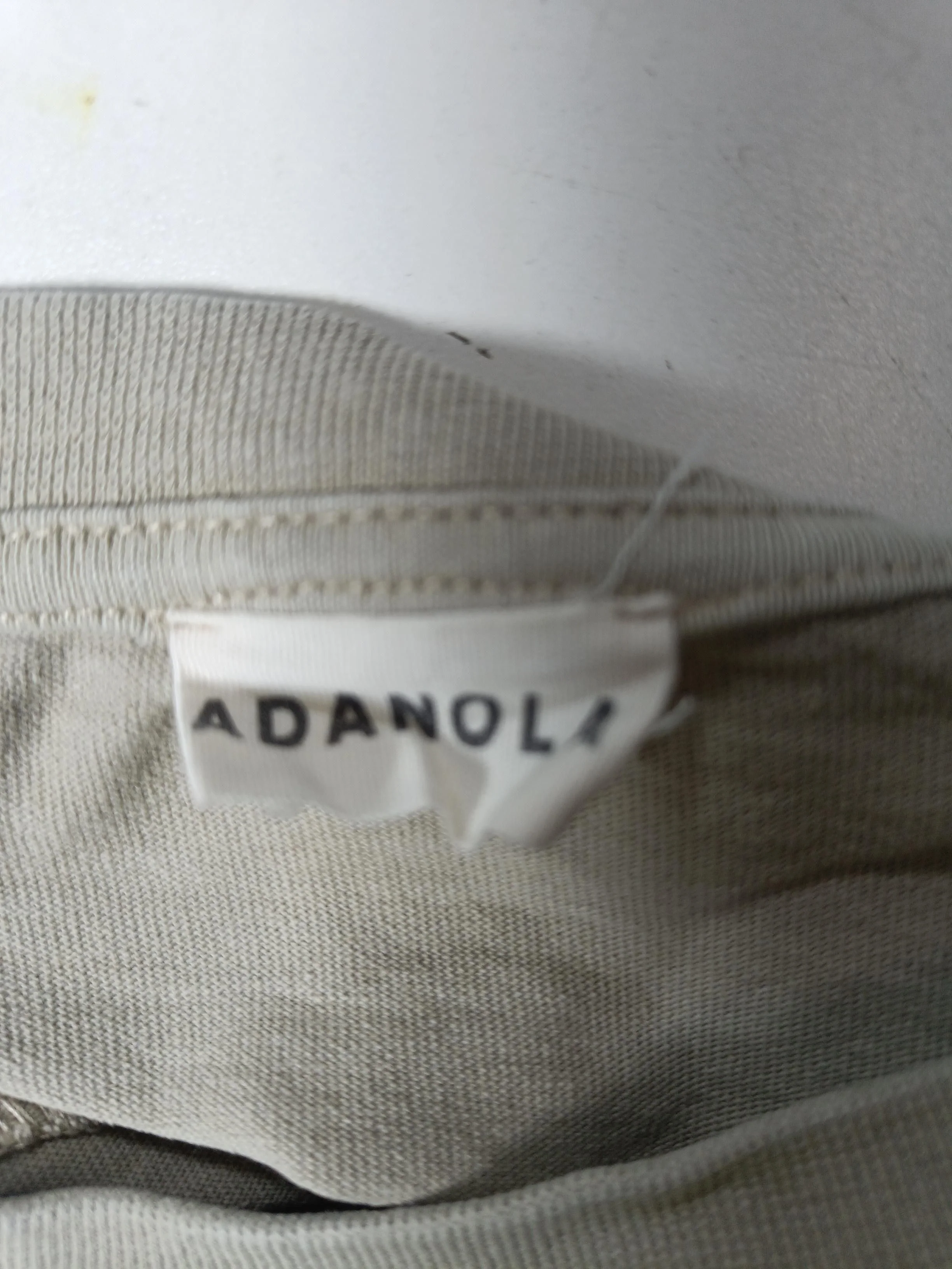 Adanola Women's T-Shirt UK 10 Cream 100% Cotton Short Sleeve Round Neck Basic - Image 5