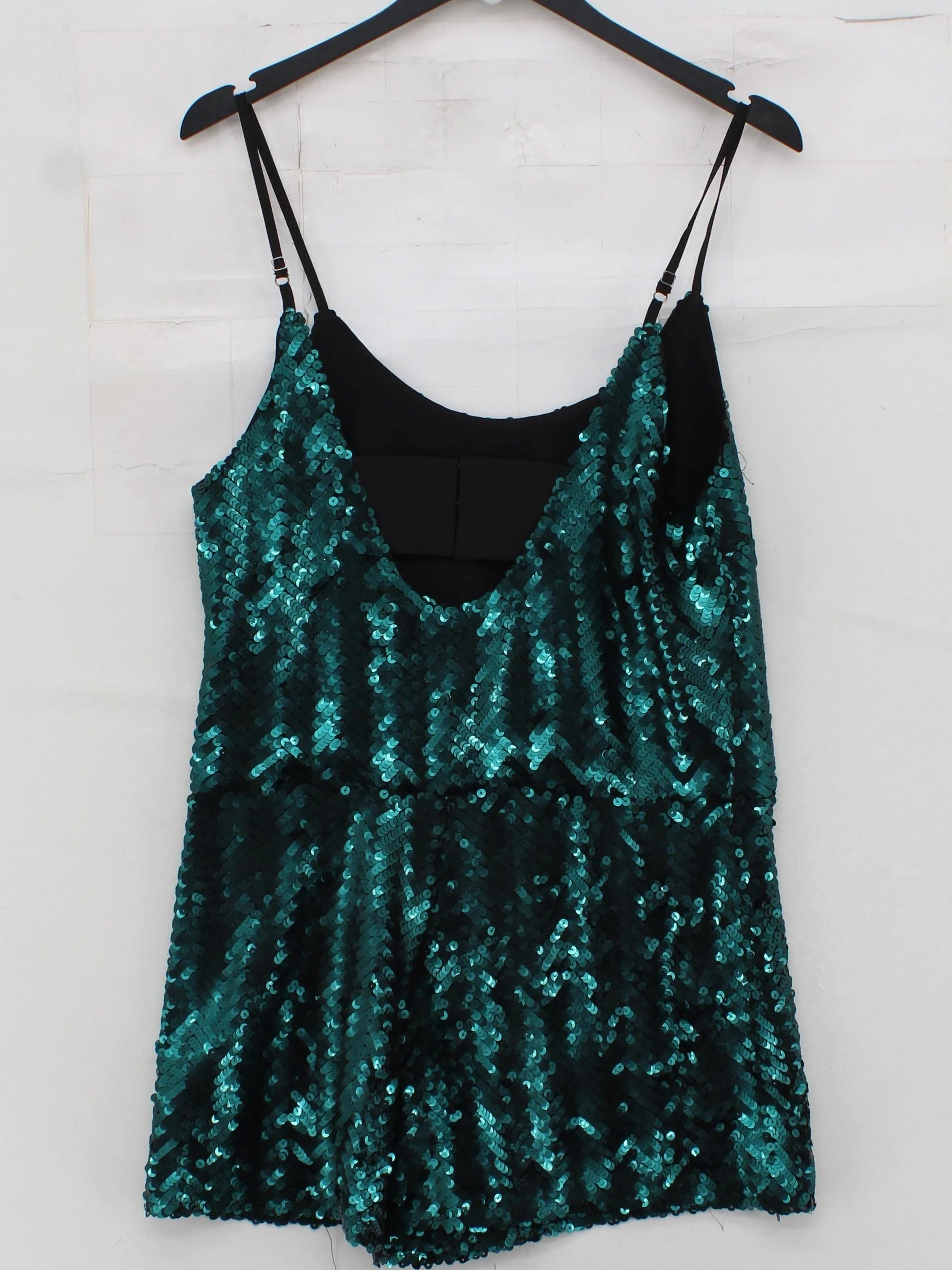 Adelyn Rae Women's Playsuit S Green Polyester with Rayon, Spandex Playsuit - Image 2