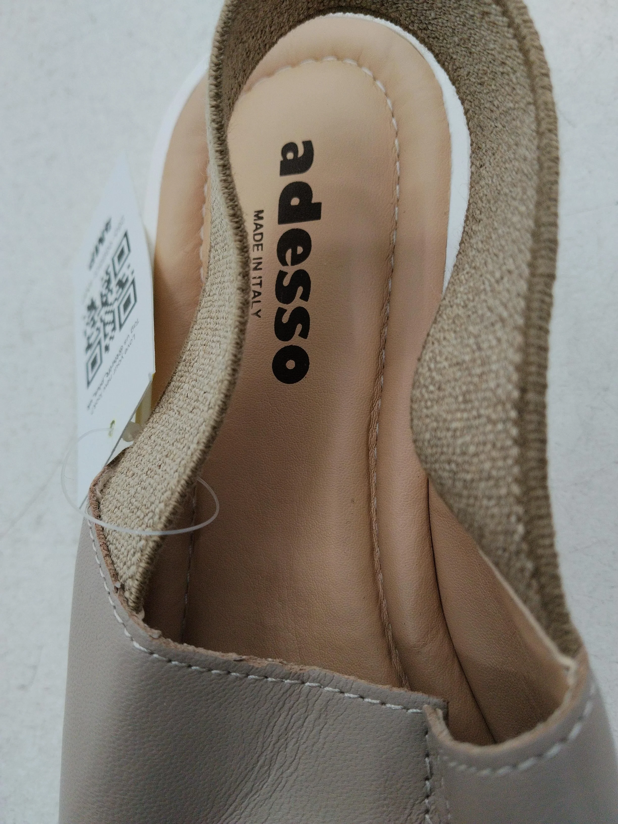 Adesso Women's Sandals UK 5 Tan 100% Leather Flat - Image 6