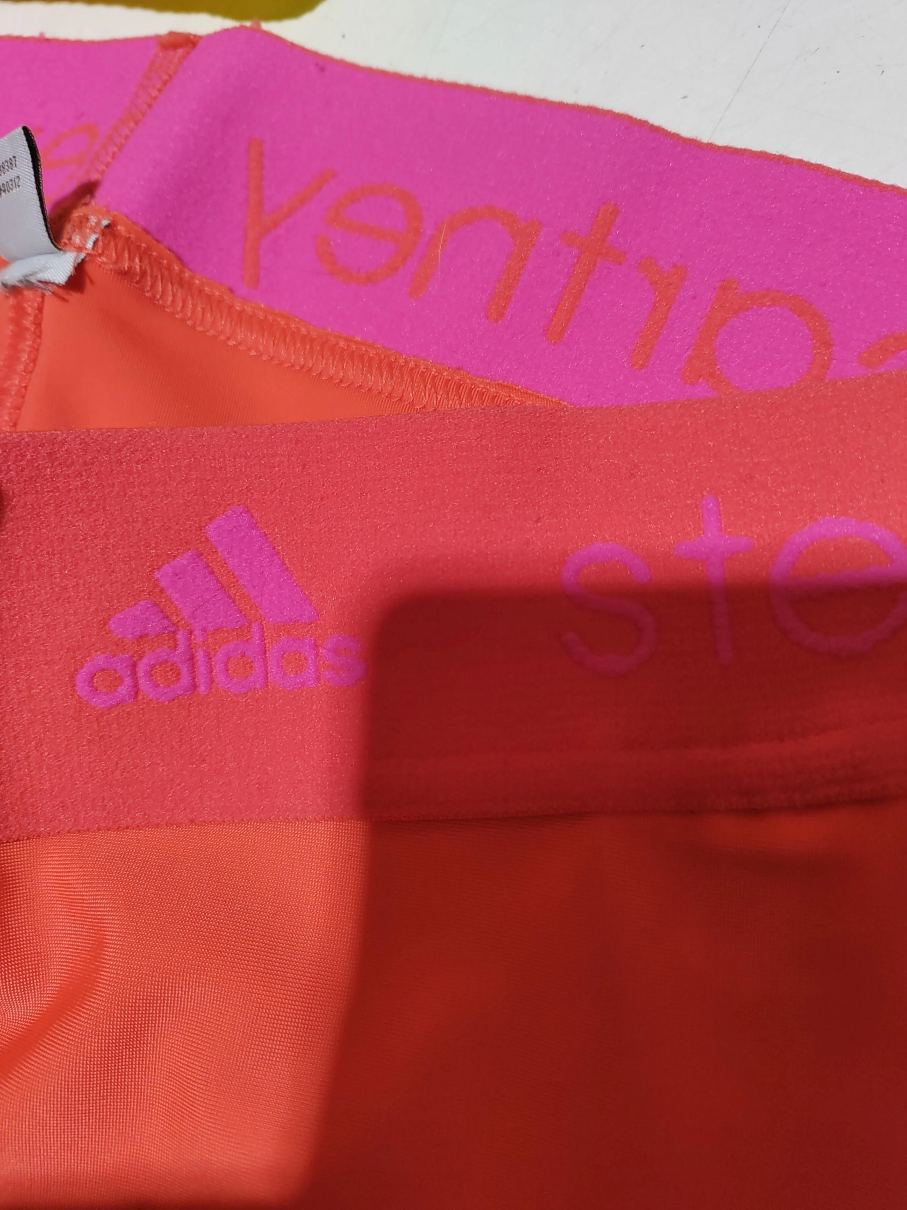 Adidas By Stella Mccartney Women's Sports Bottoms S Red Polyester - Image 6