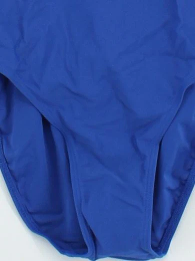Adidas cheeky classic scoop one-piece swimsuit in blue RRP £26.5 - Image 4