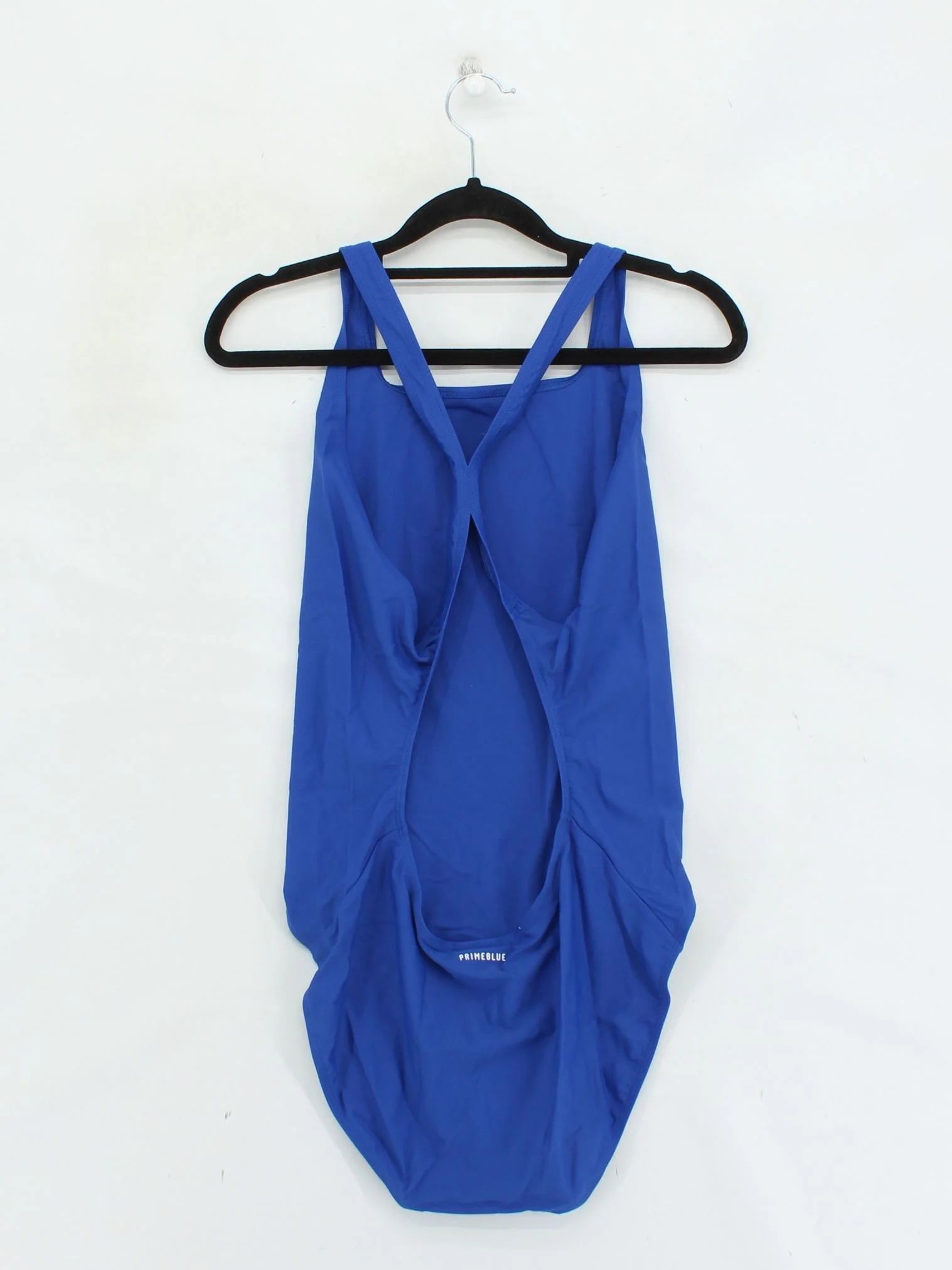 Adidas cheeky classic scoop one-piece swimsuit in blue RRP £26.5 - Image 2