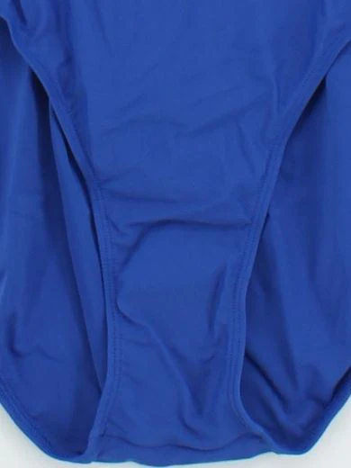 Adidas cheeky classic scoop one-piece swimsuit in blue RRP £26.5 - Image 4